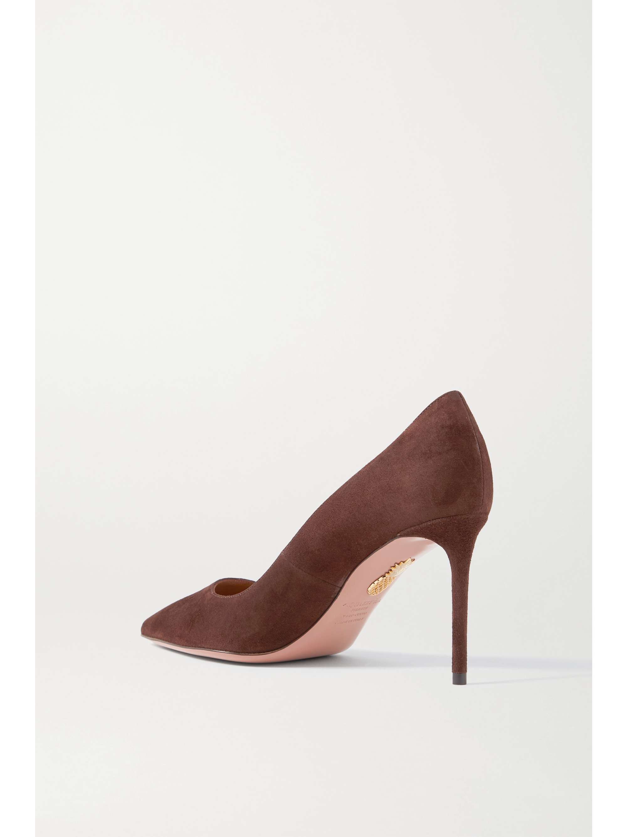 AQUAZZURA Purist 85 leather pumps