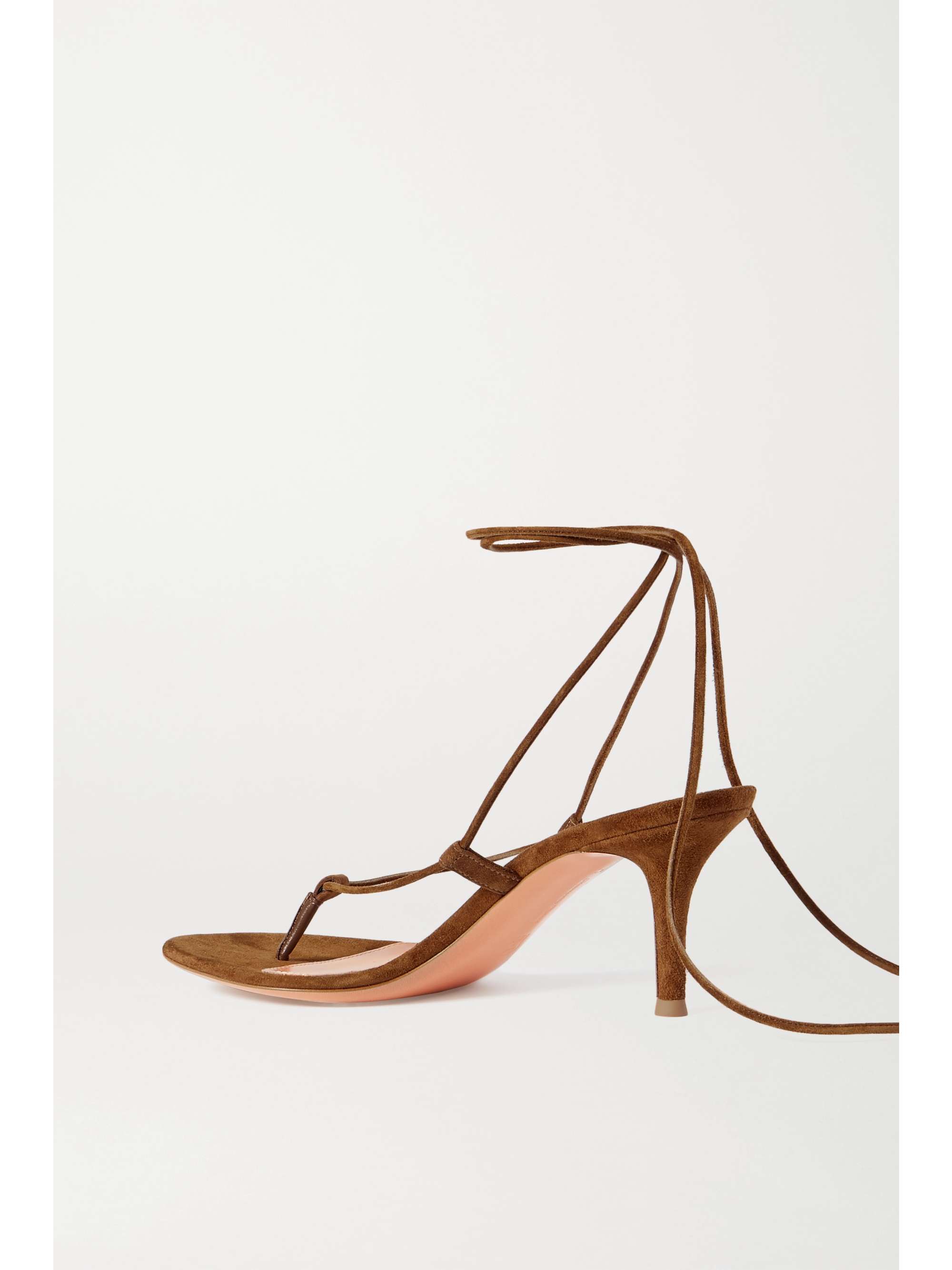 GIANVITO ROSSI 70 suede sandals