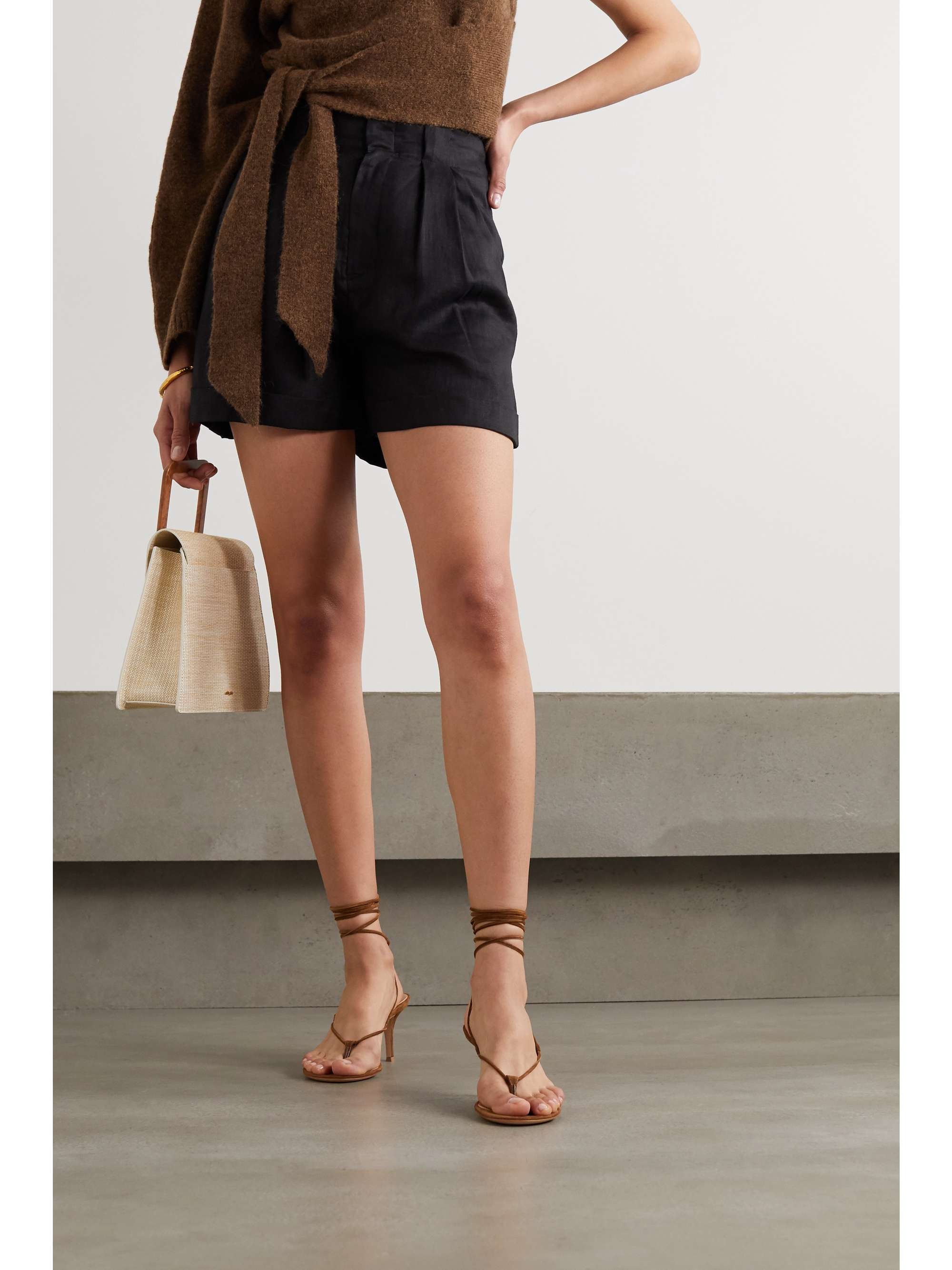 GIANVITO ROSSI 70 suede sandals
