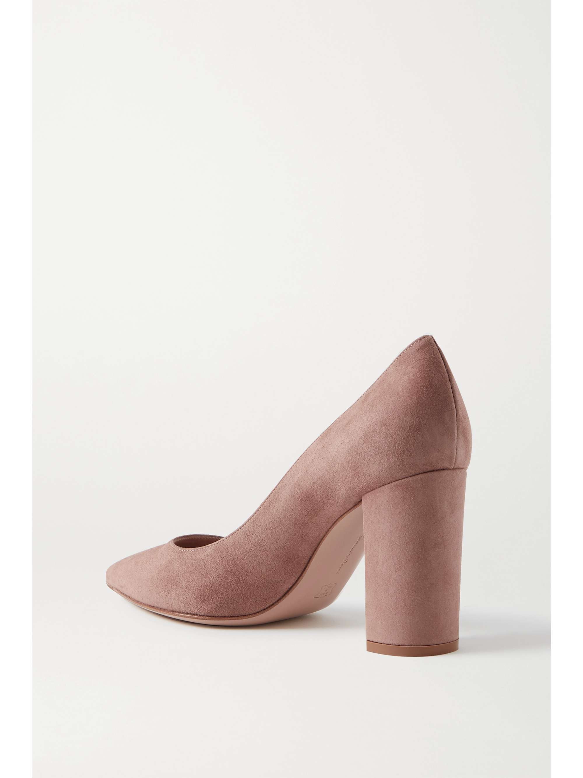 Piper 85 suede pumps
