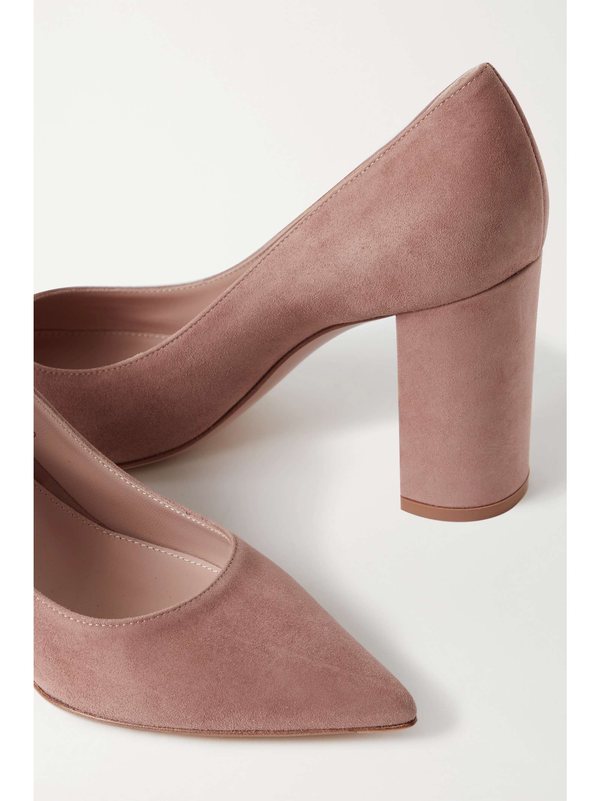 Piper 85 suede pumps