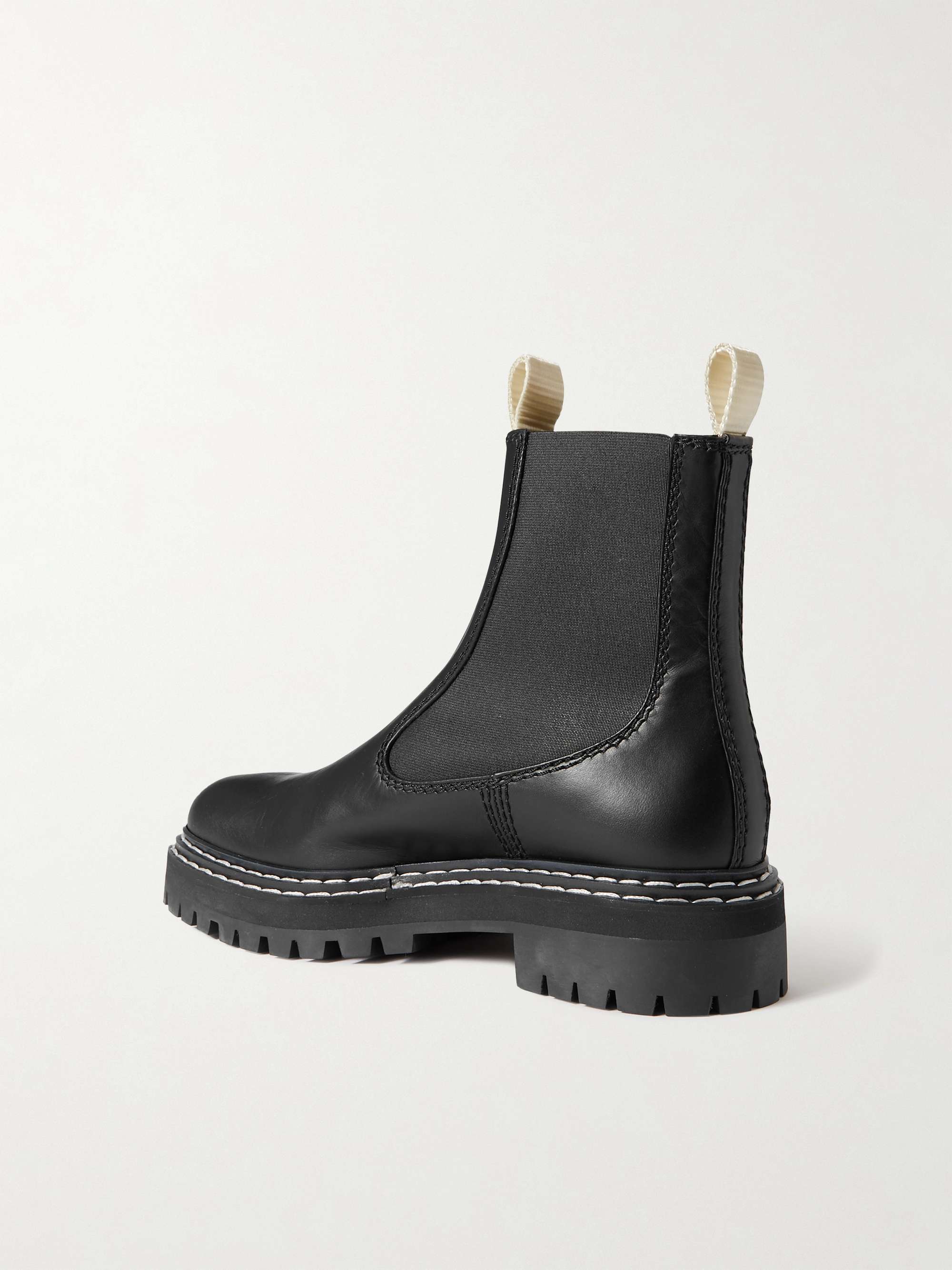 PROENZA SCHOULER Topstitched leather Chelsea boots