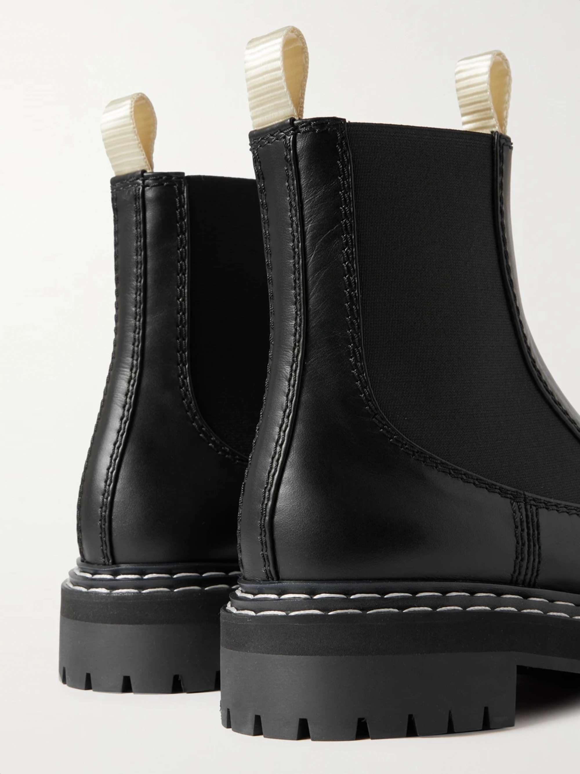 PROENZA SCHOULER Topstitched leather Chelsea boots