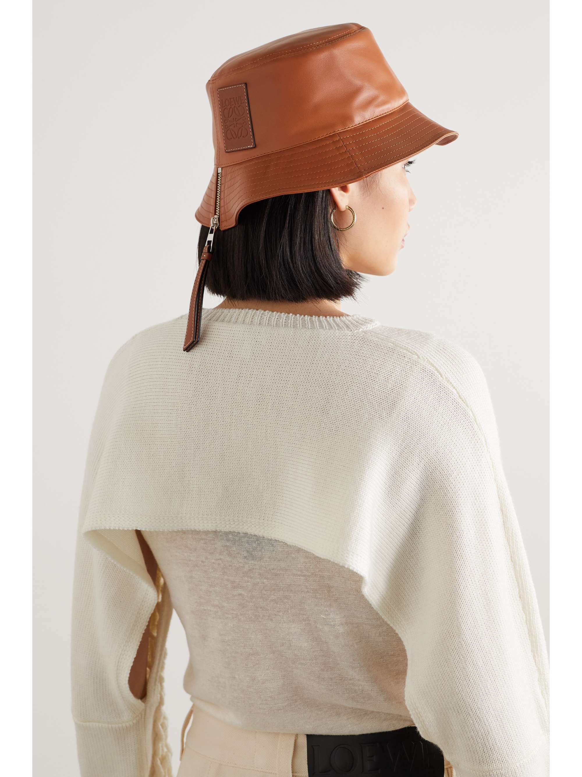 loewe leather hat