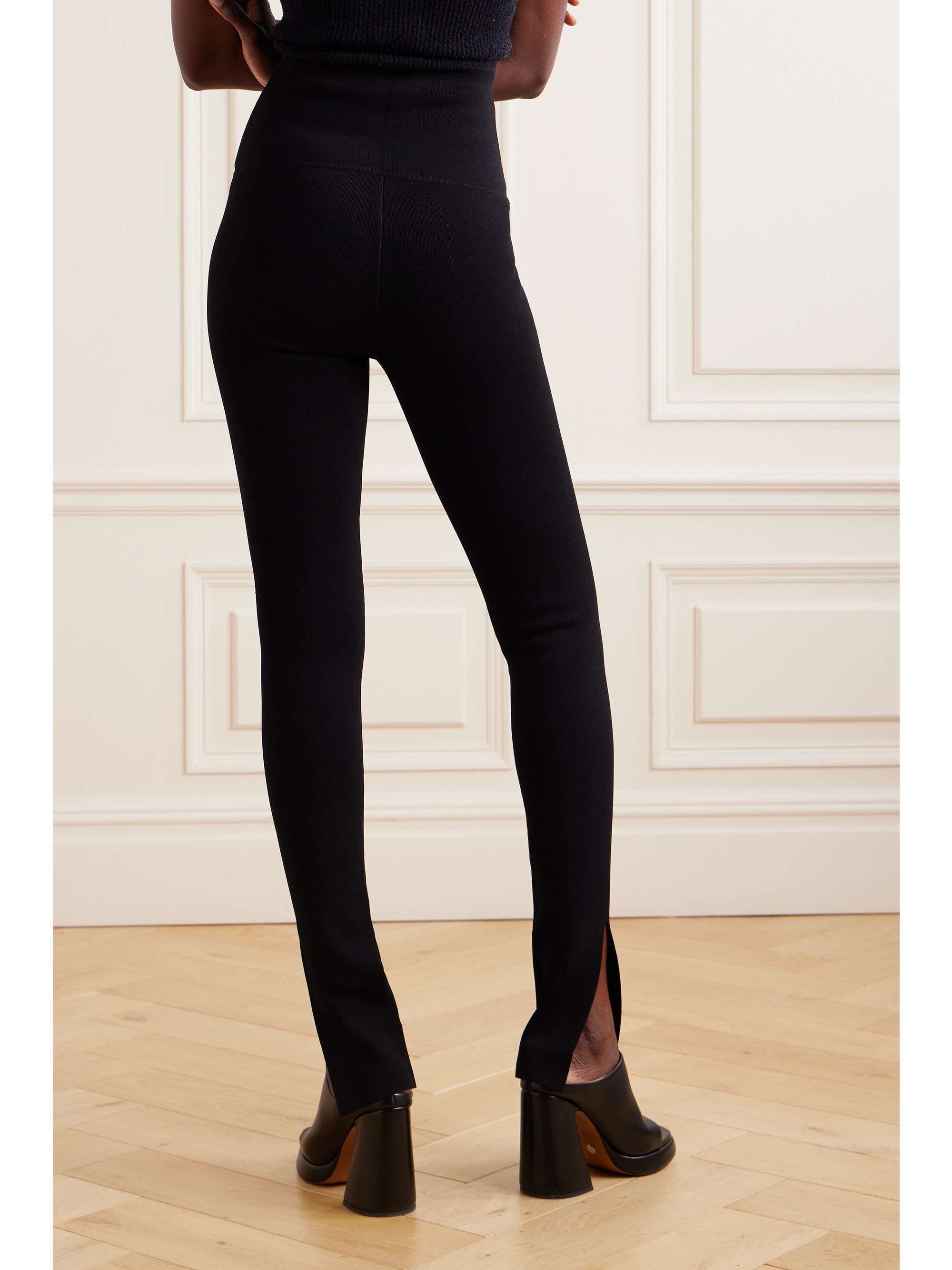 KHAITE Roonie stretchknit skinny pants NETAPORTER