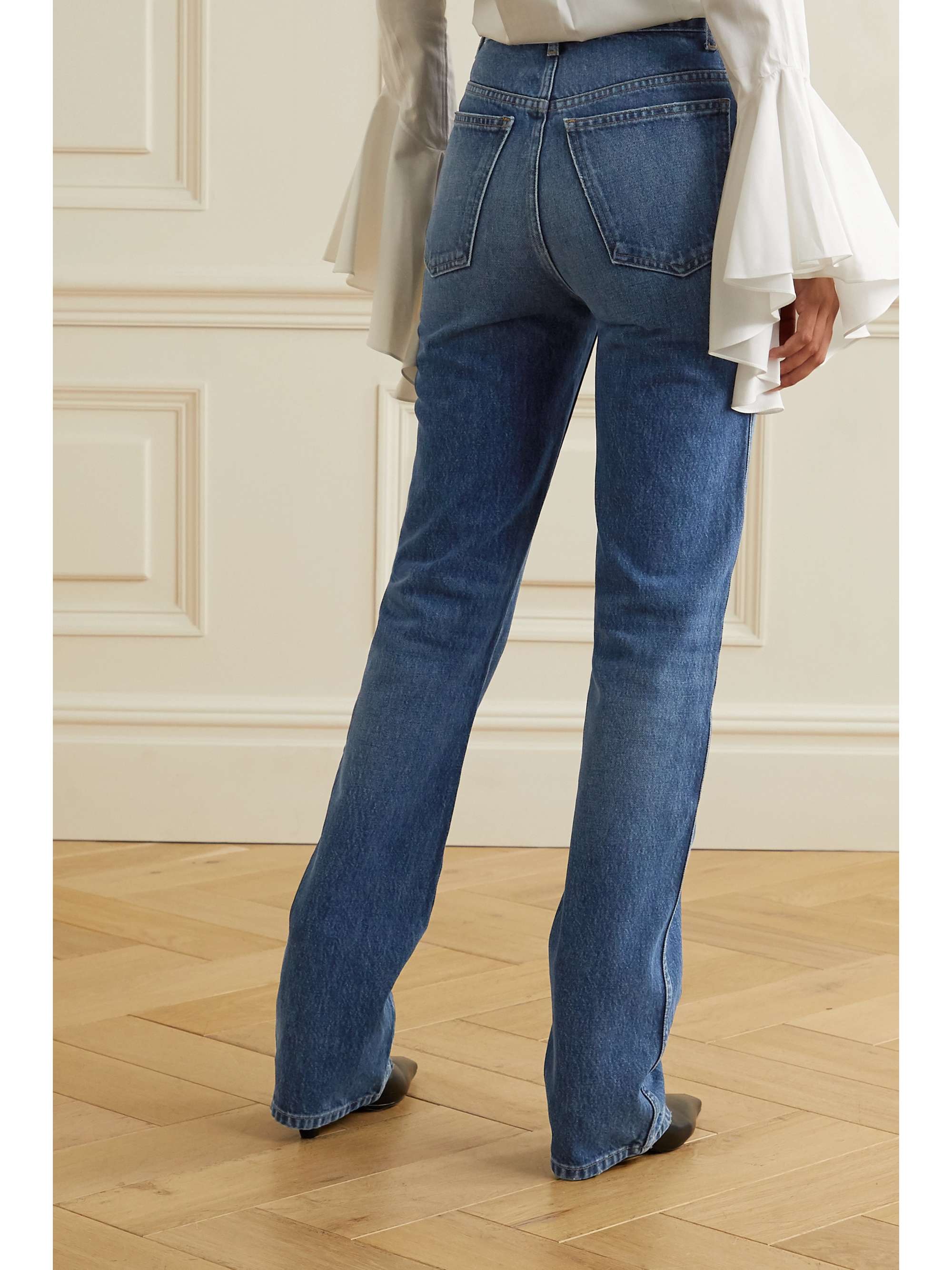 KHAITE Danielle high-rise straight-leg jeans