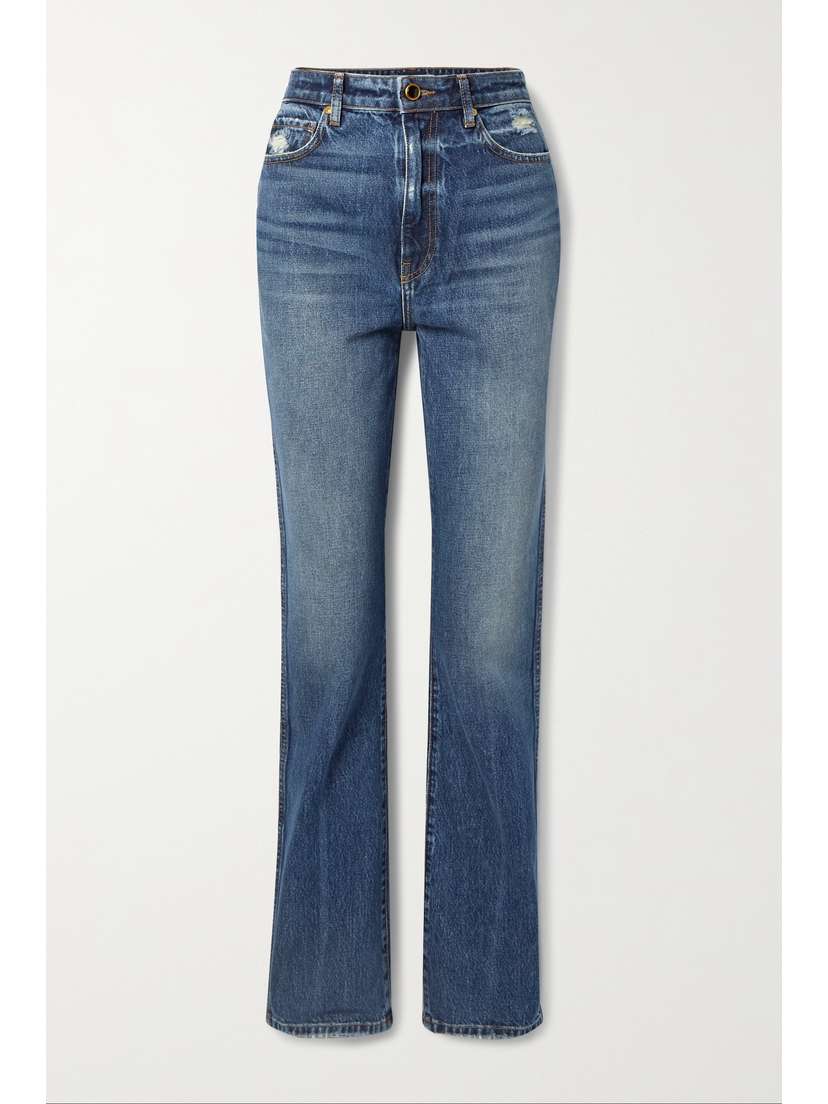 Khaite Danielle High-rise Straight-leg Jeans