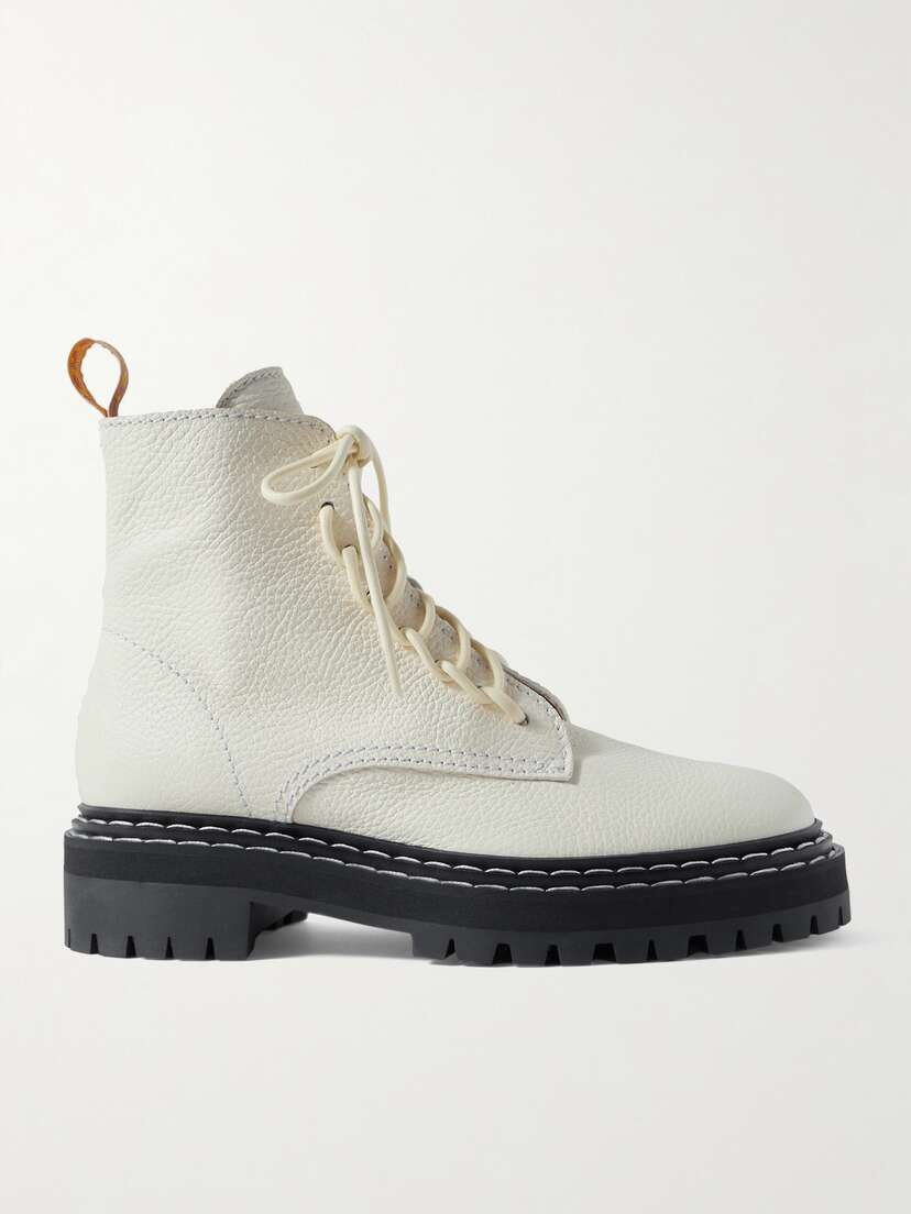 Proenza Schouler Textured-leather Ankle Boots