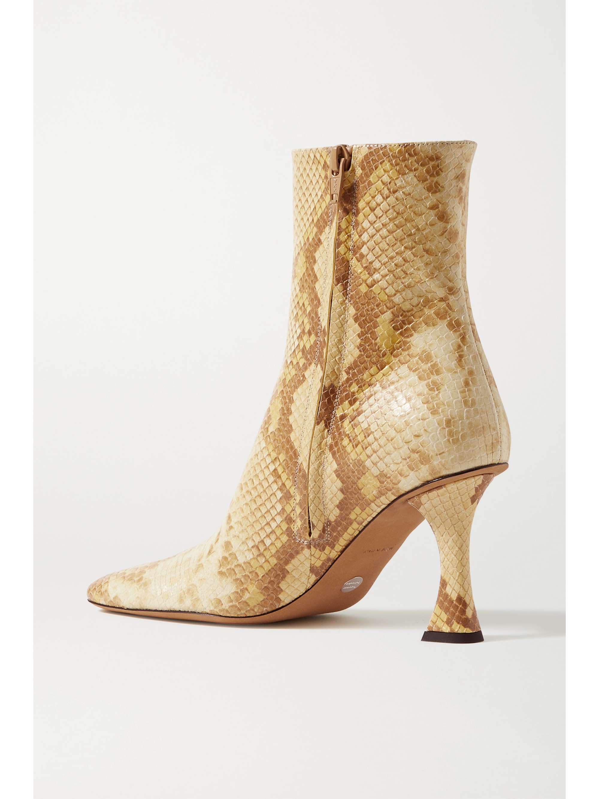 PROENZA SCHOULER Snake-effect leather ankle boots