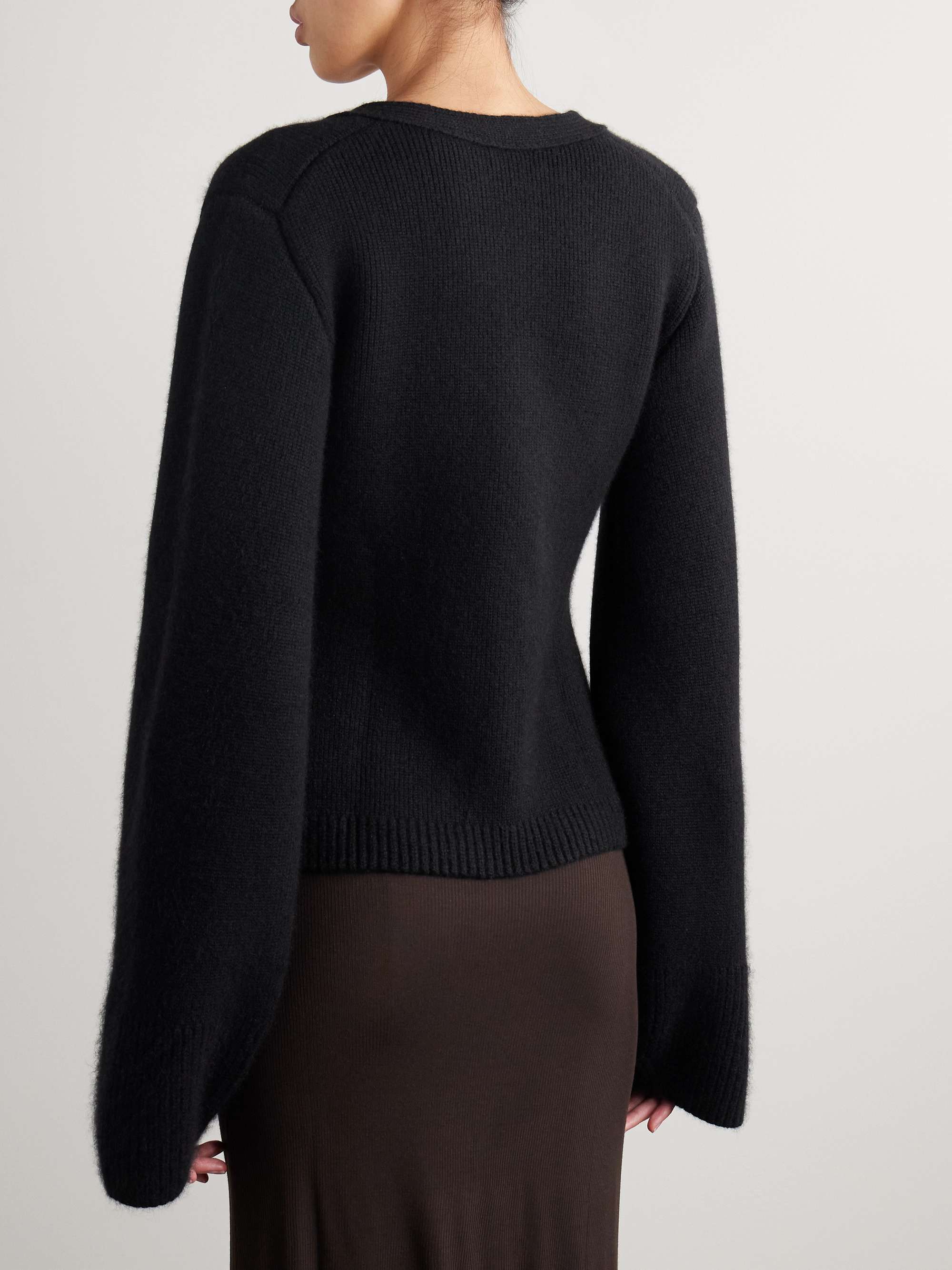 KHAITE Scarlet cashmere cardigan