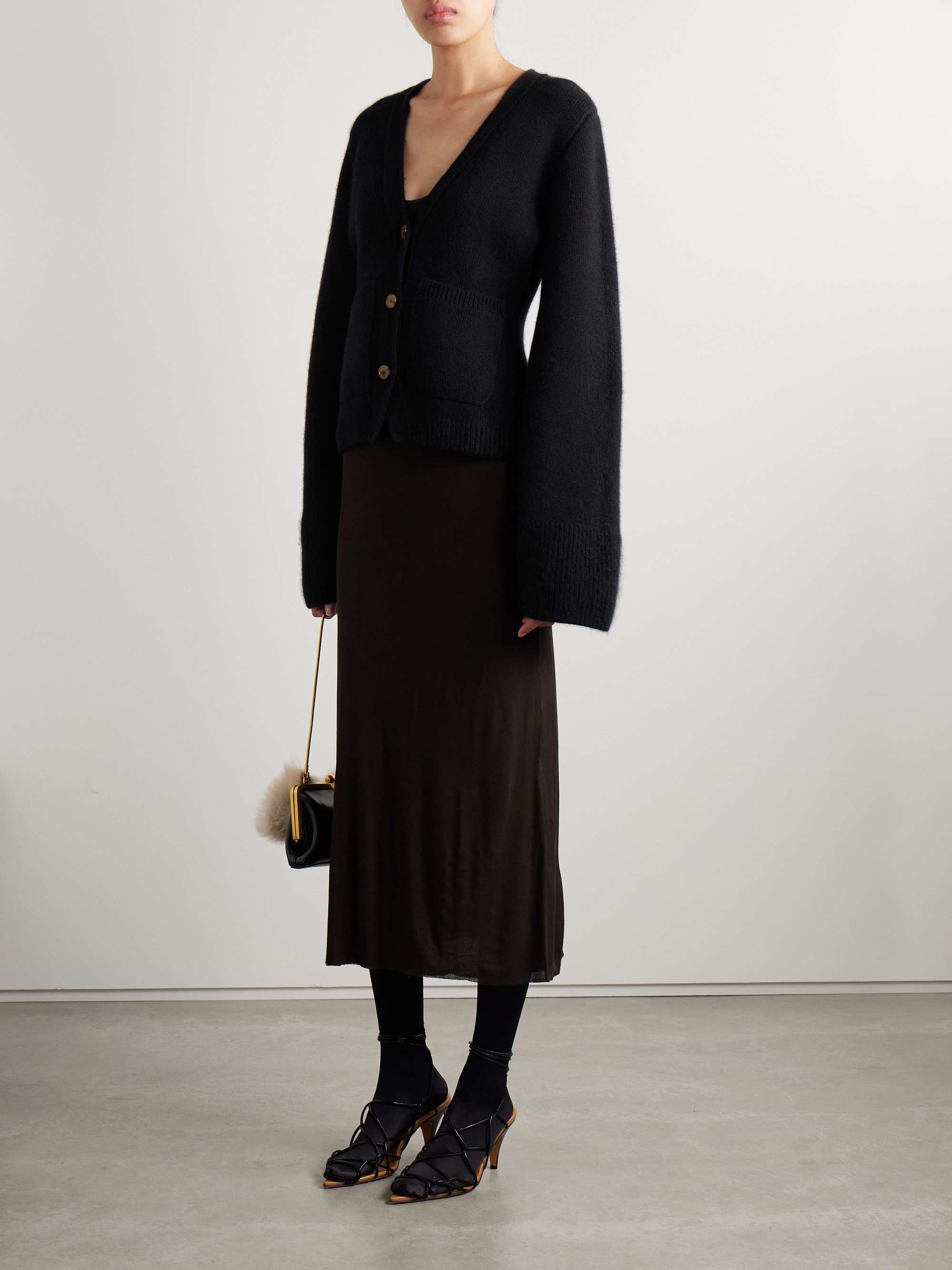 KHAITE Scarlet cashmere cardigan