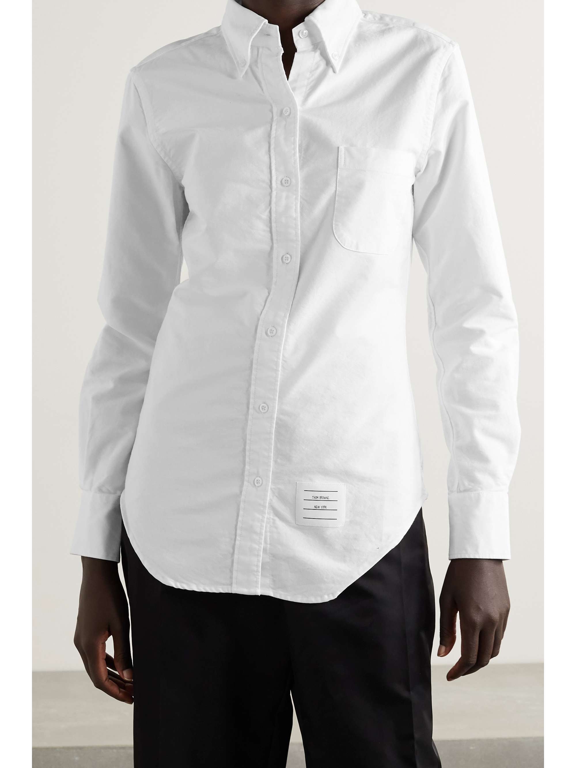 THOM BROWNE Cotton Oxford shirt