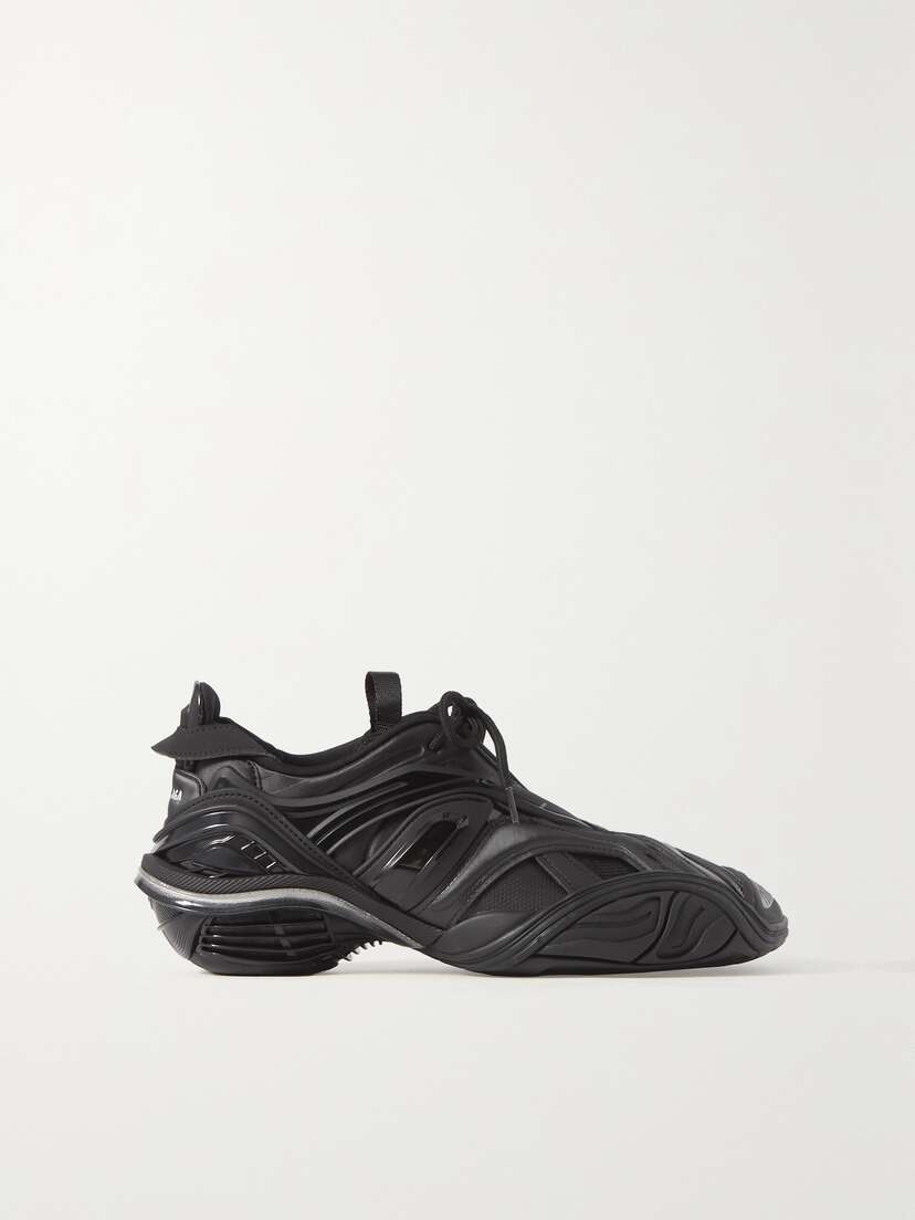 Balenciaga Tyrex Logo-print Rubber, Mesh And Faux Leather Sneakers