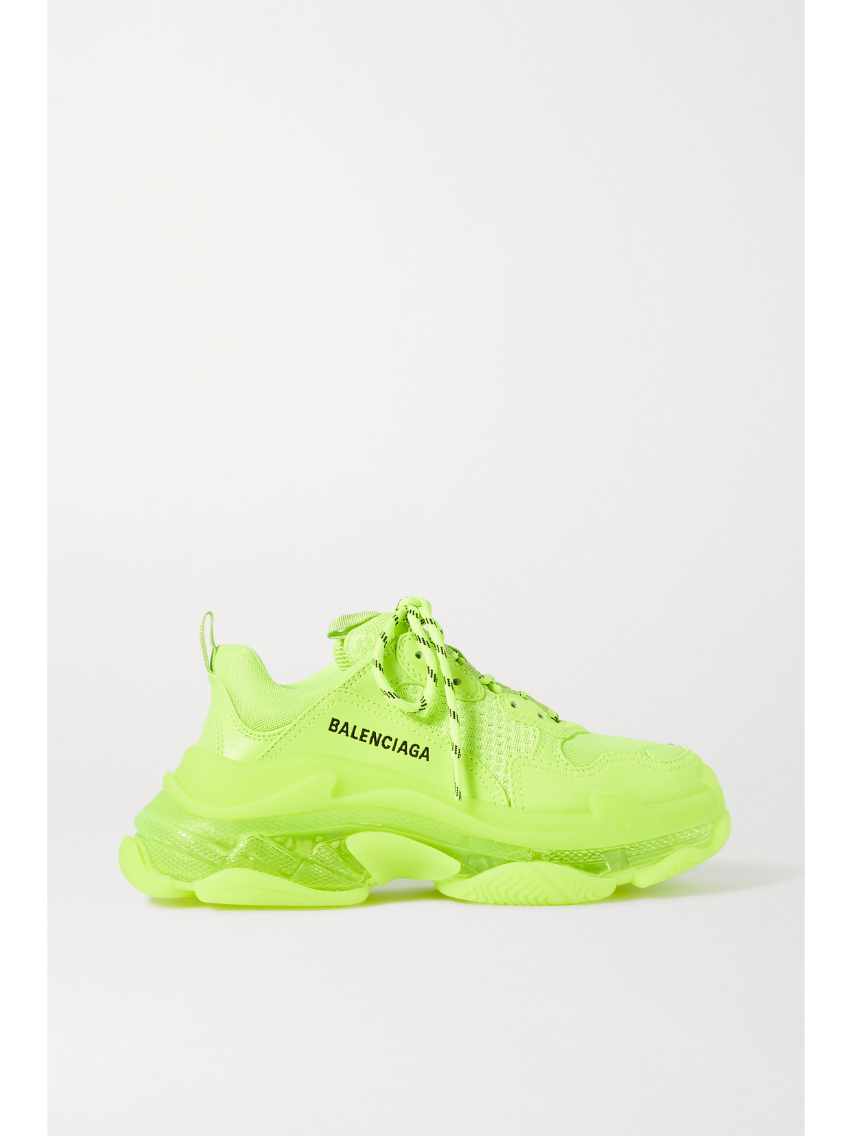 Balenciaga triple s deals neon green fake