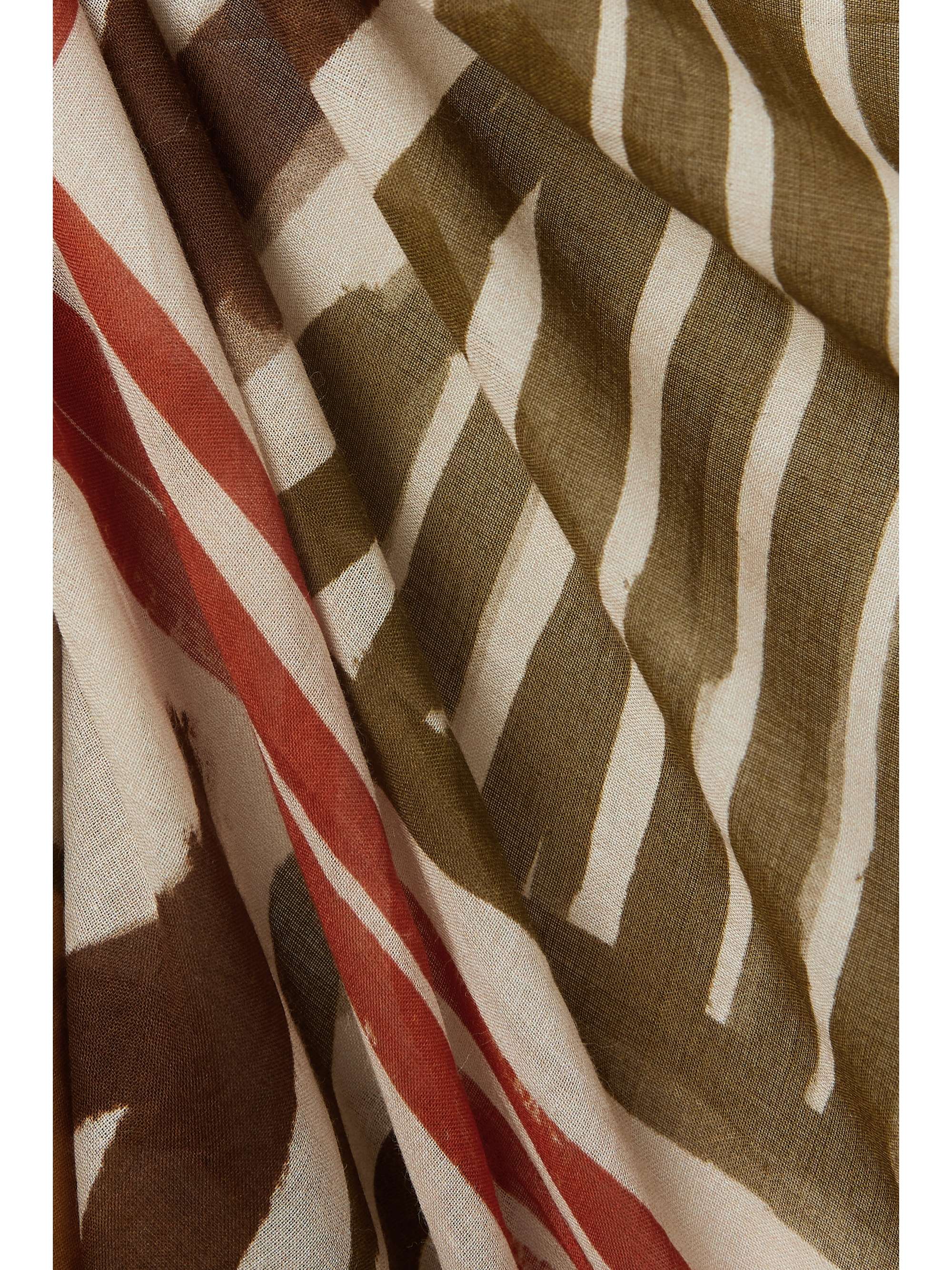 JOHANNA ORTIZ + NET SUSTAIN Choosing Destinations printed organic cotton-voile pareo