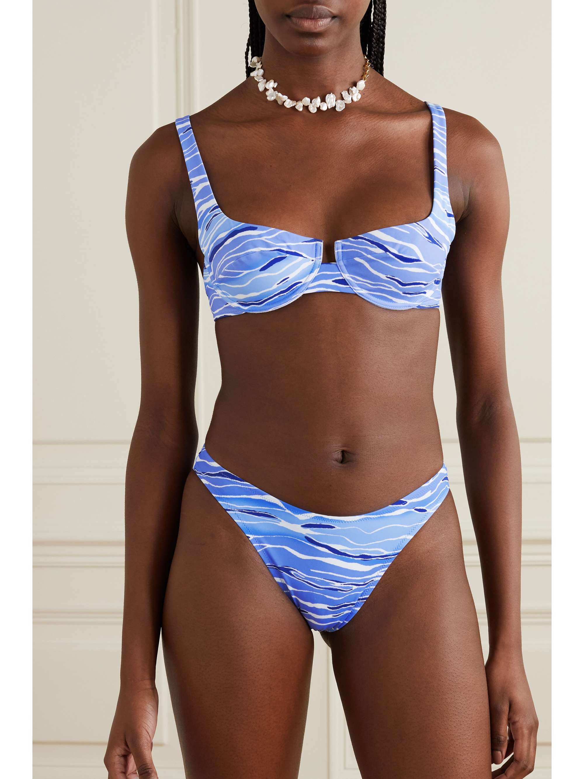 FISCH + NET SUSTAIN Flamands printed bikini briefs