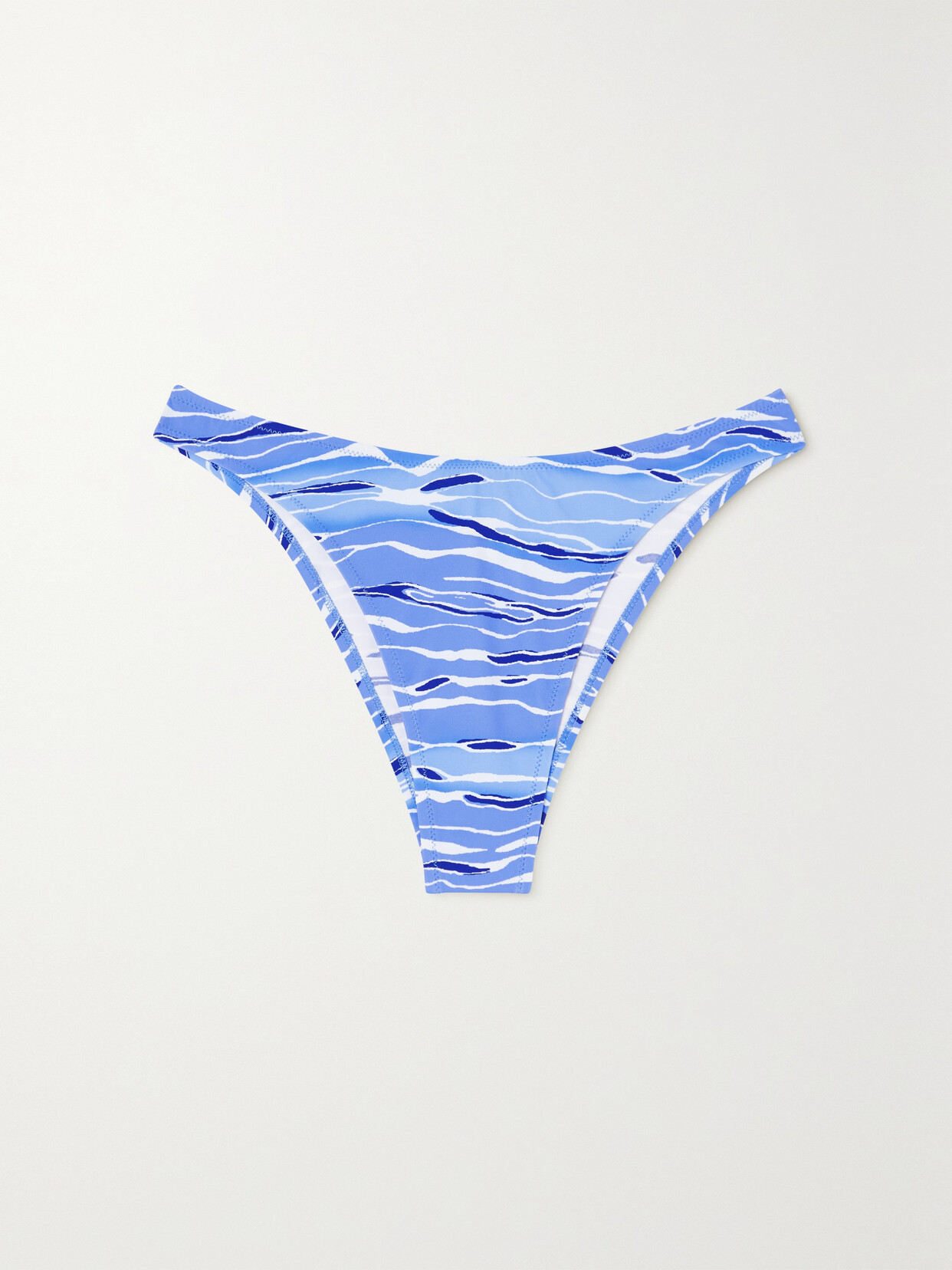 FISCH - + Net Sustain Flamands Printed Bikini Briefs - Blue