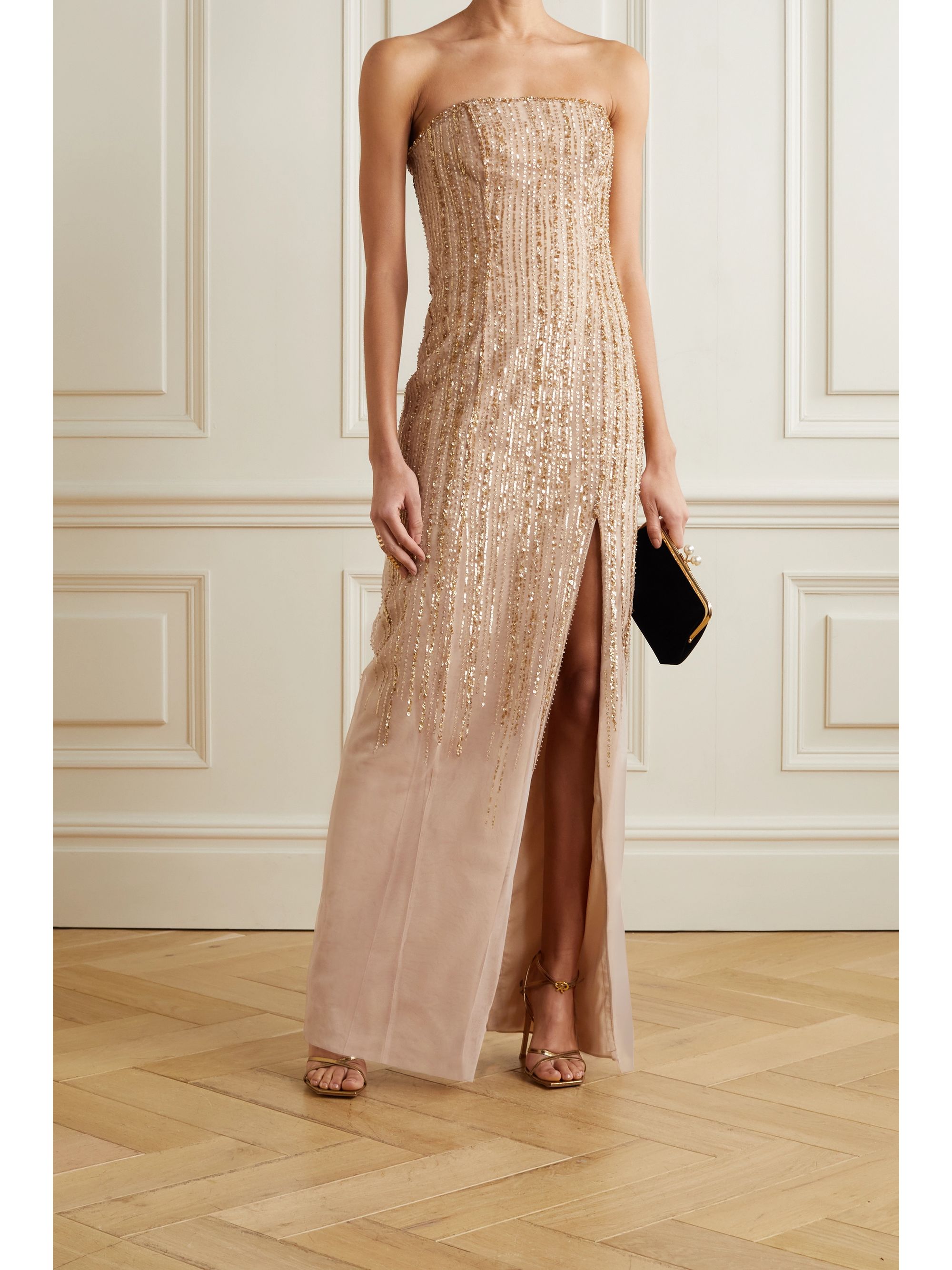 Embellished tulle gown Clearance