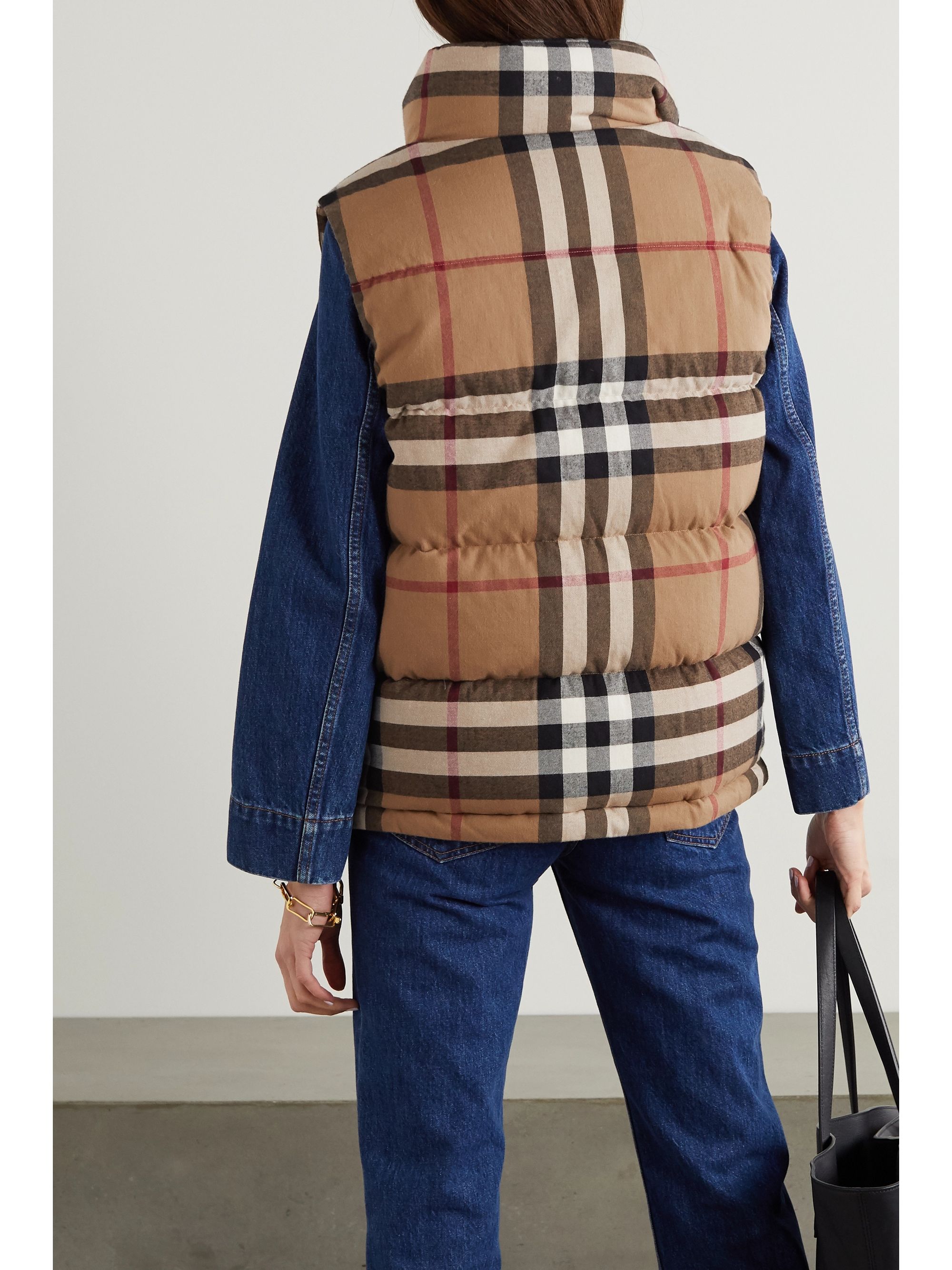 burberry down vest