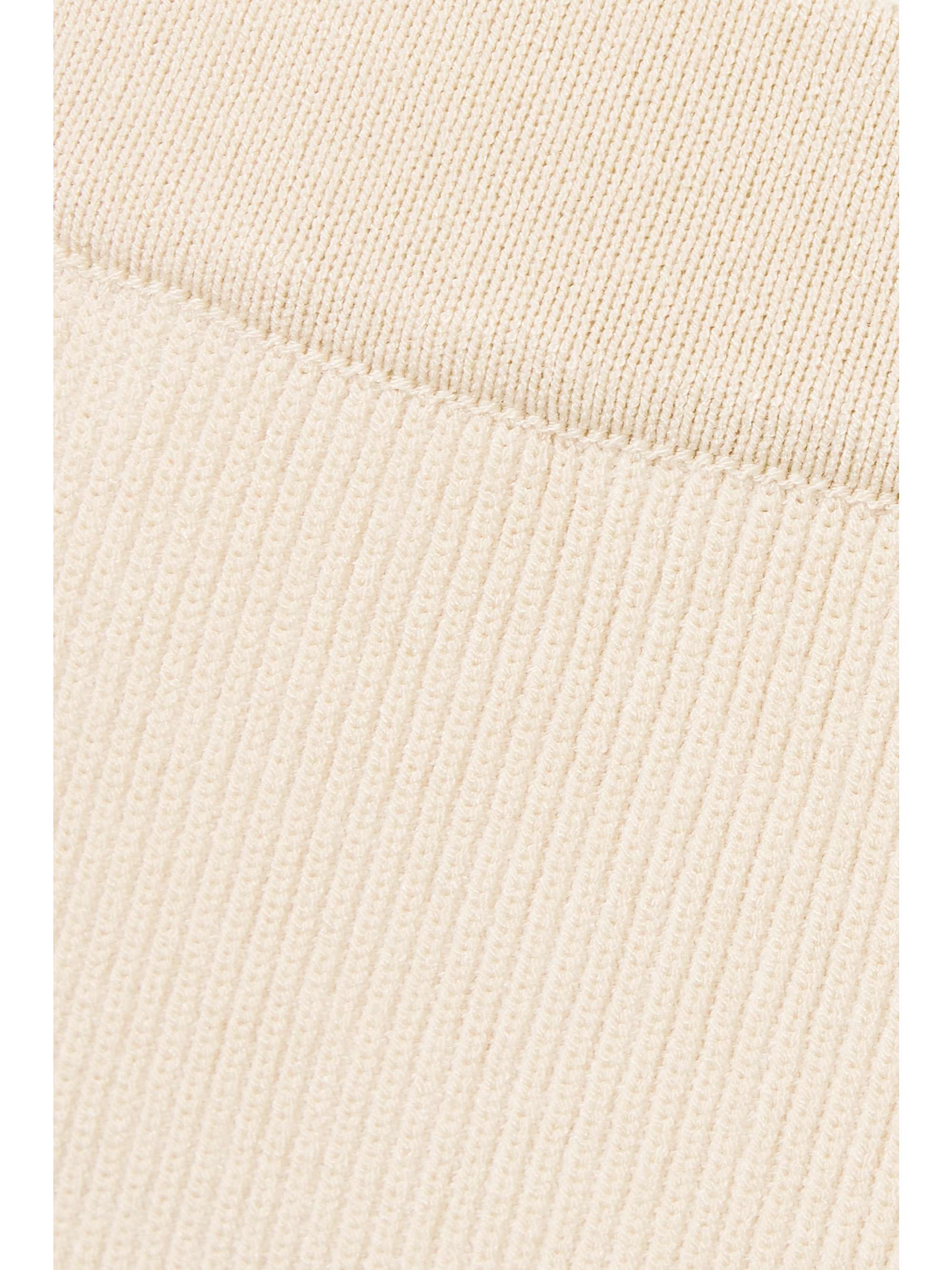 JACQUEMUS Arancia ribbed-knit shorts