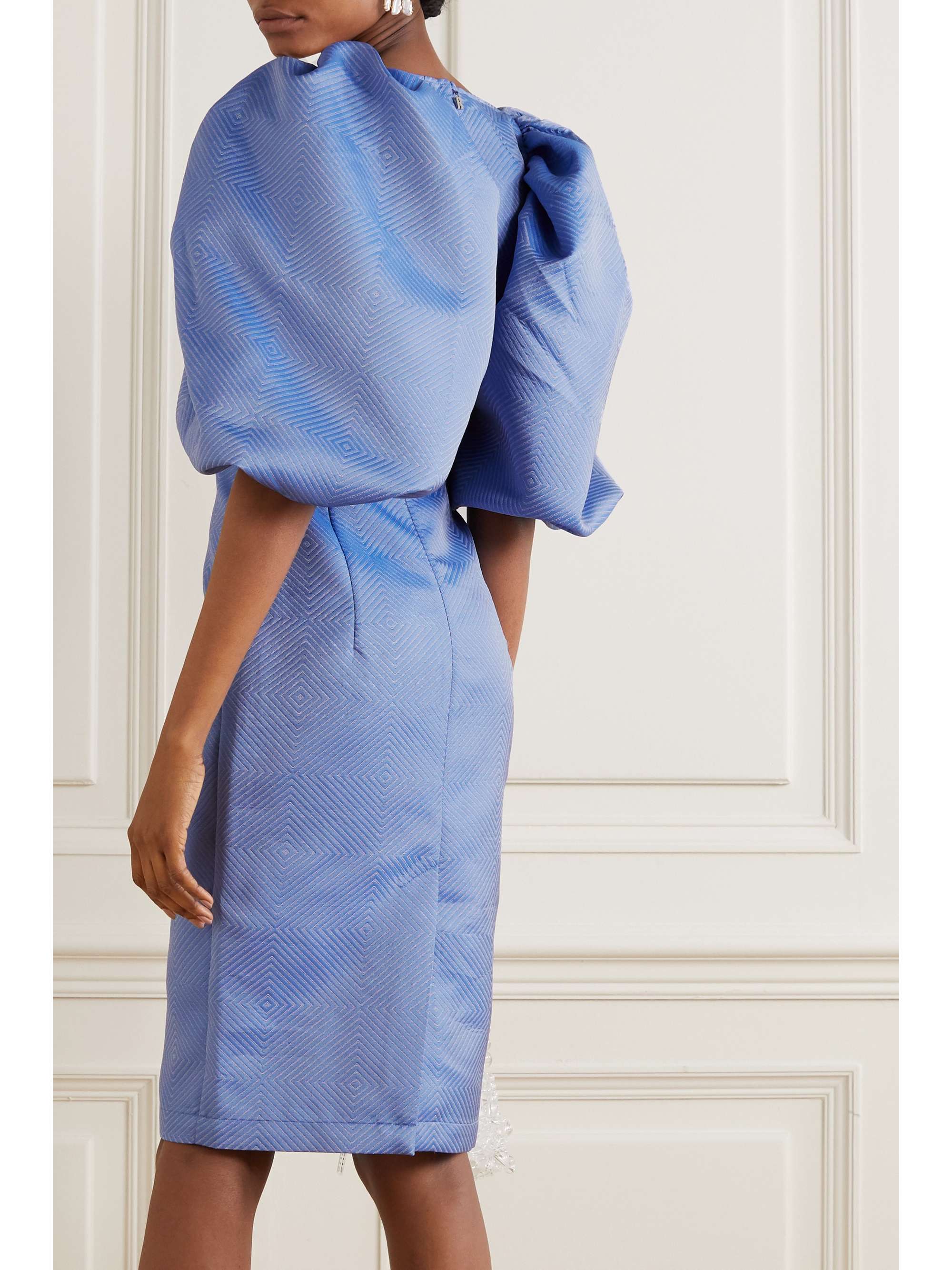 rotate jacquard dress