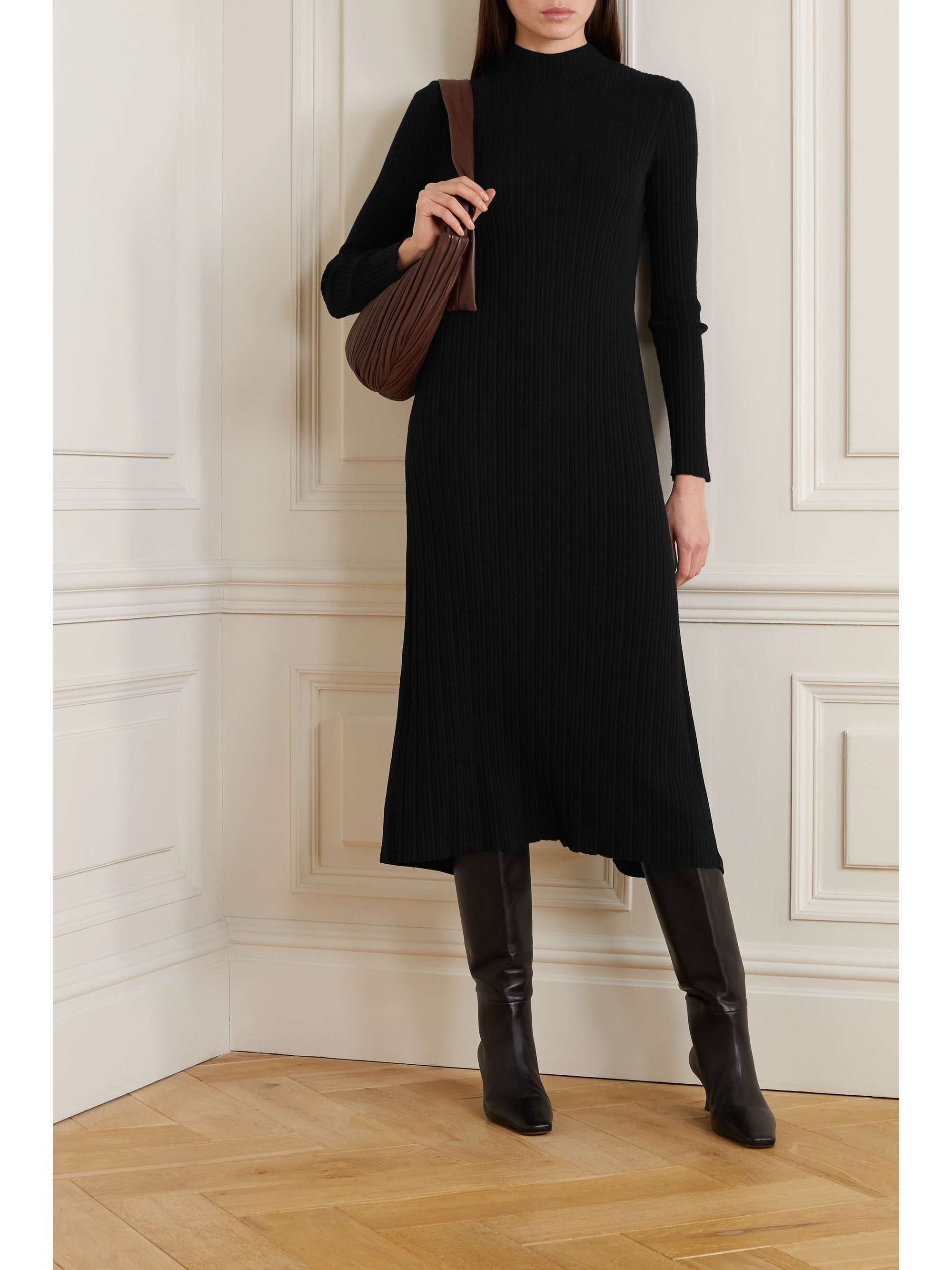 vince turtleneck dress