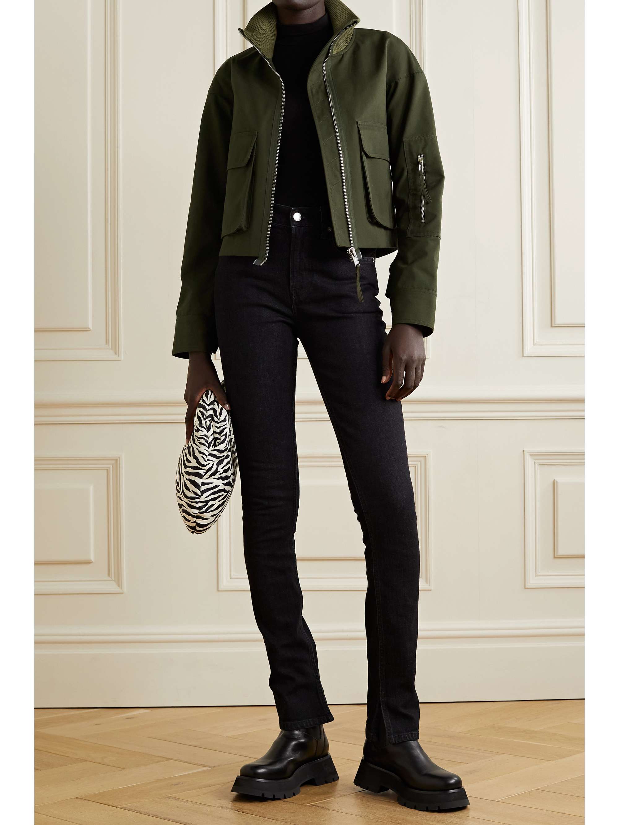 helmut lang cropped jacket