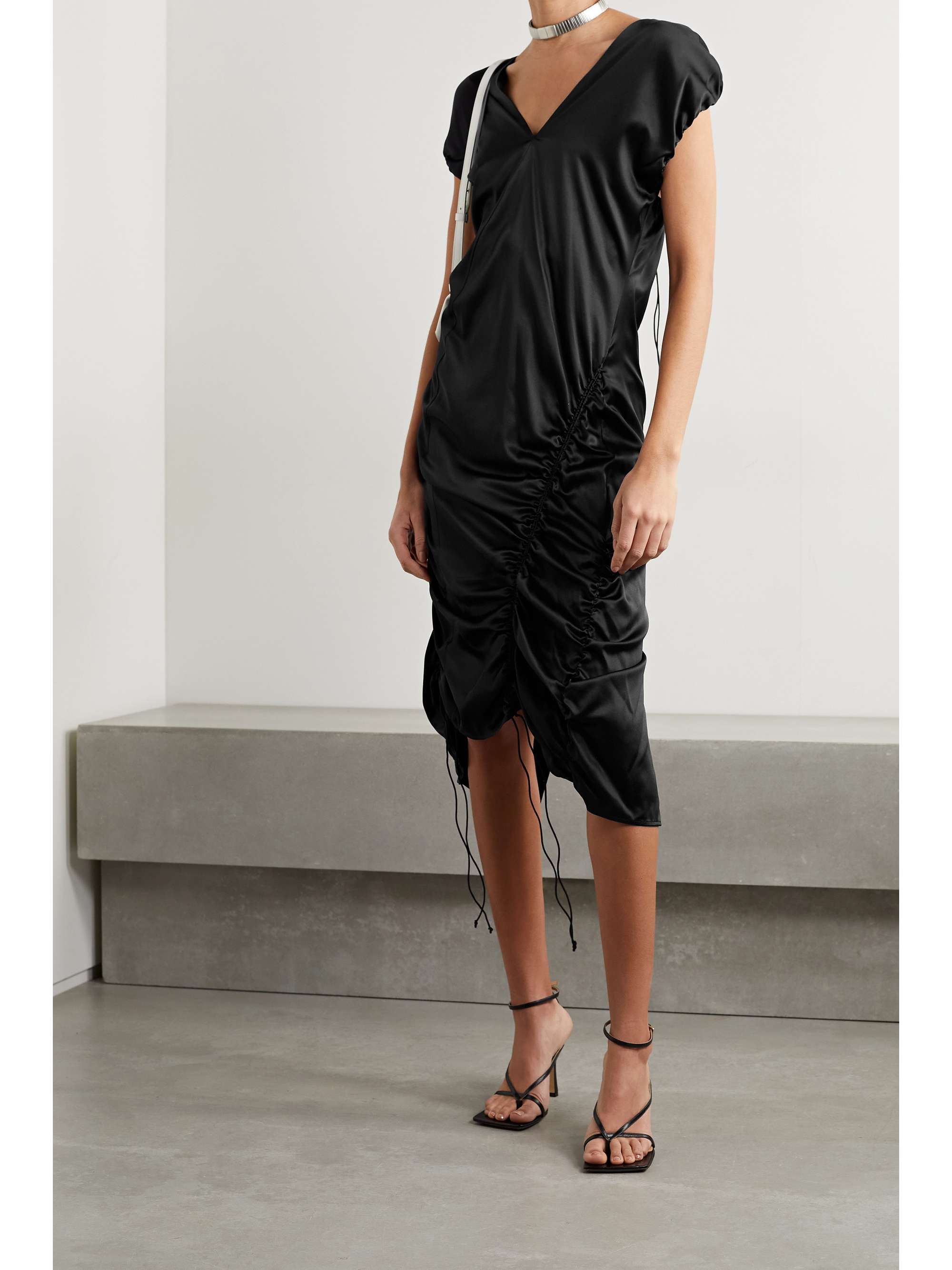 Helmut Lang Rib Eyelet Bra Dress