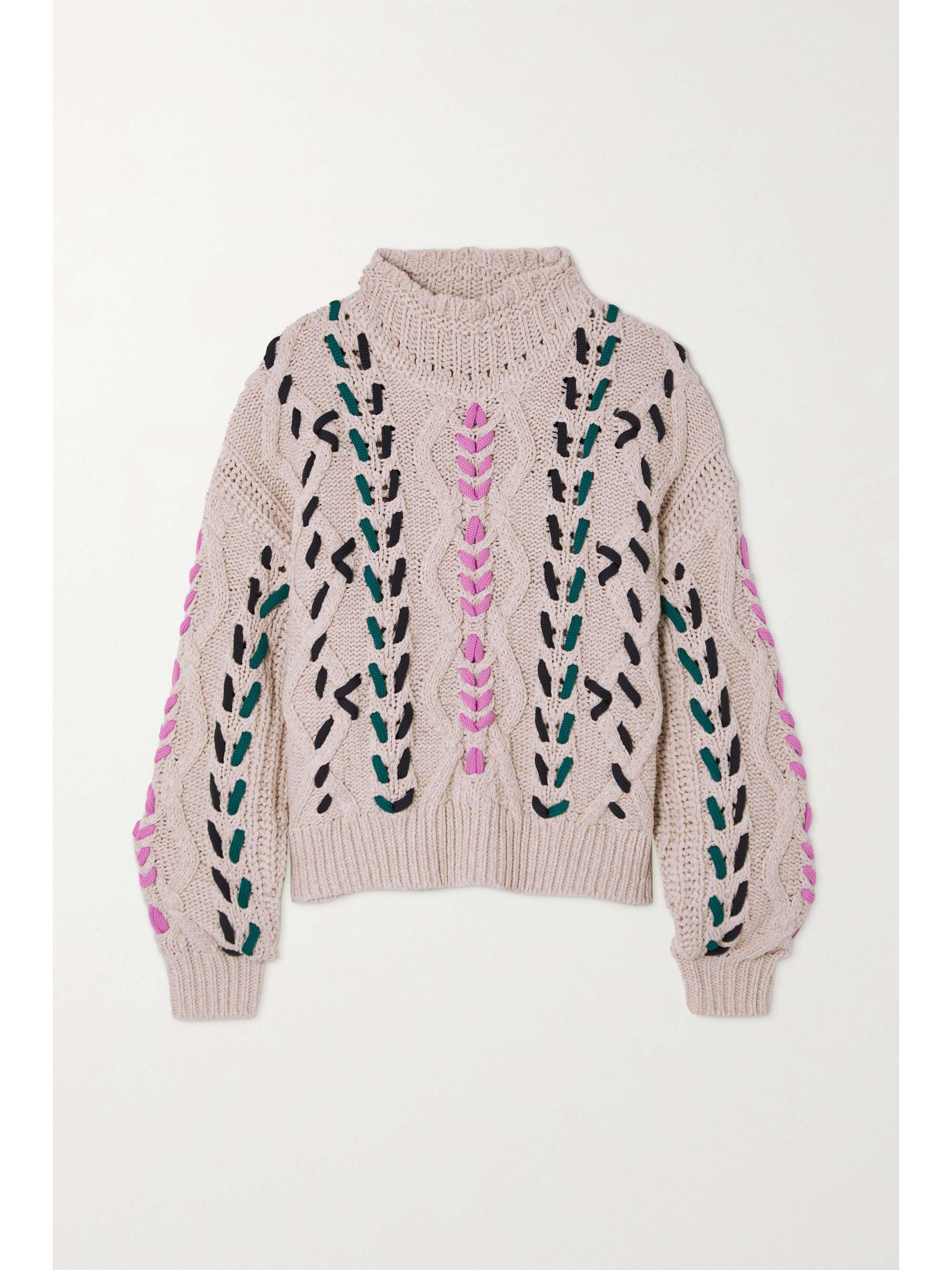 fate clairina textured pullover