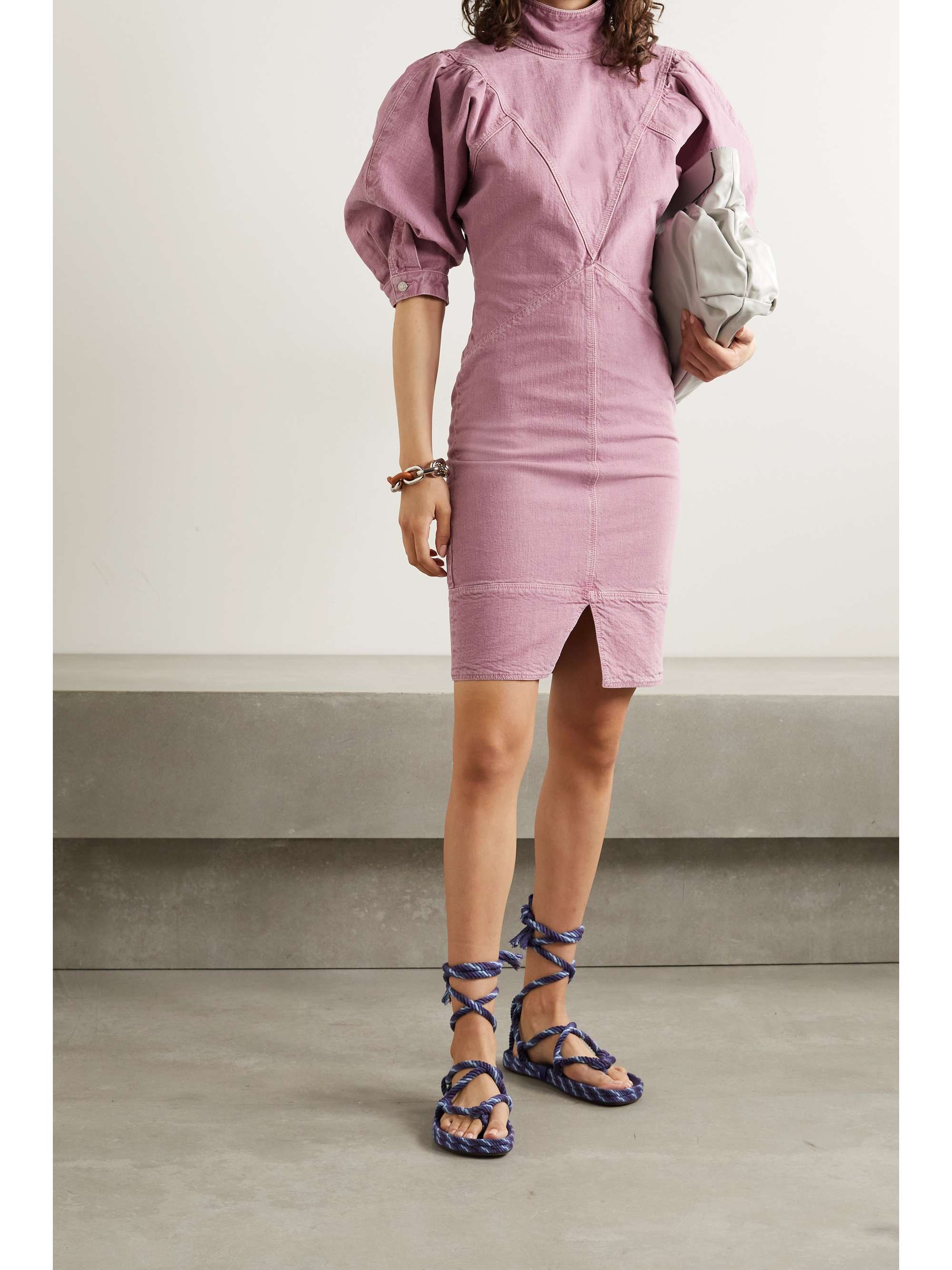 Pink Laure denim dress | ISABEL MARANT | NET-A-PORTER