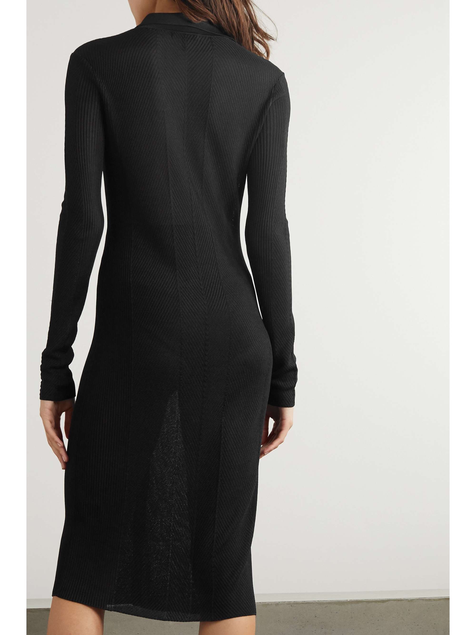 RAG & BONE Pacey ribbed-knit midi dress