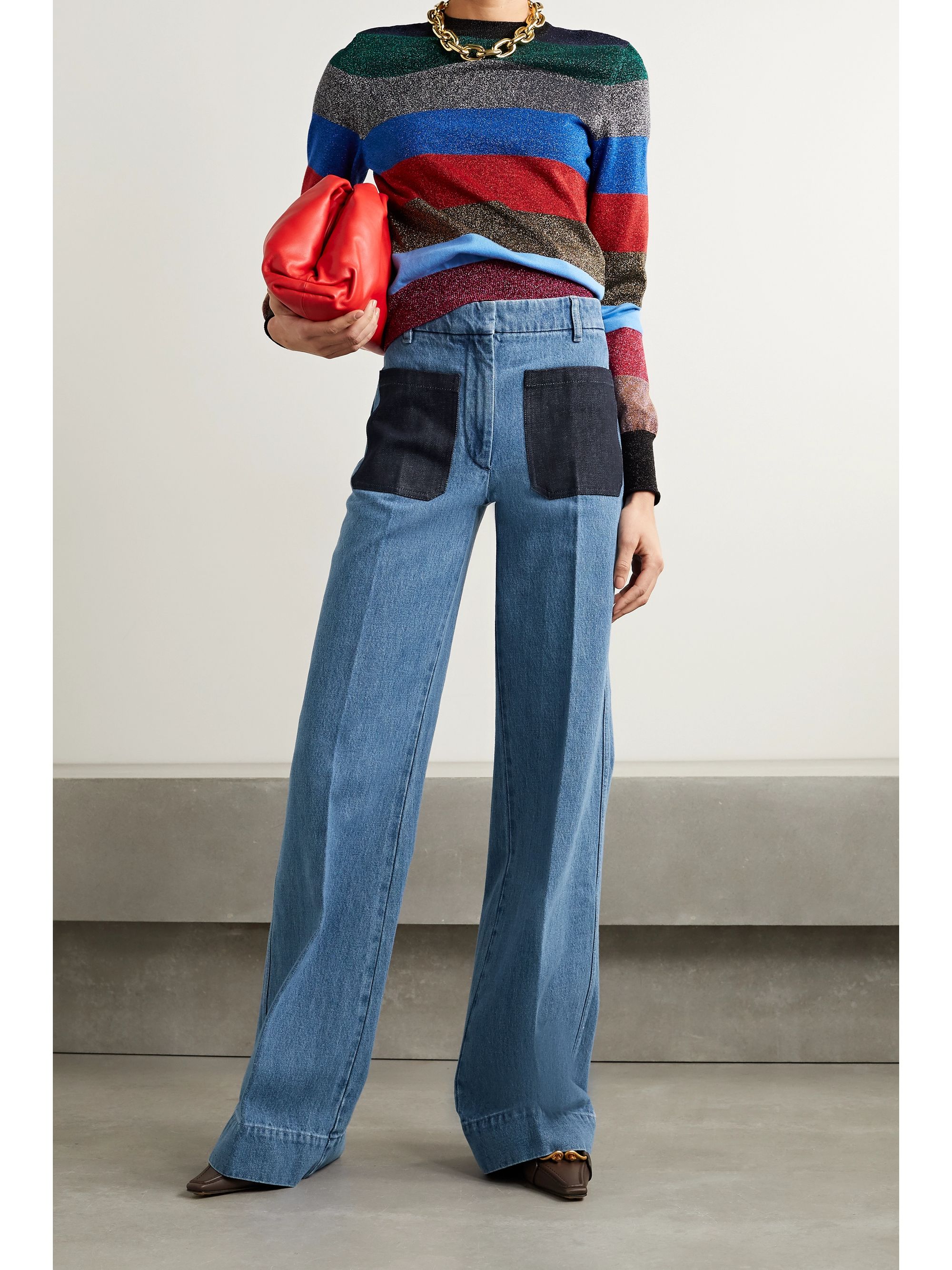 Victoria beckham wide leg jeans Clearance