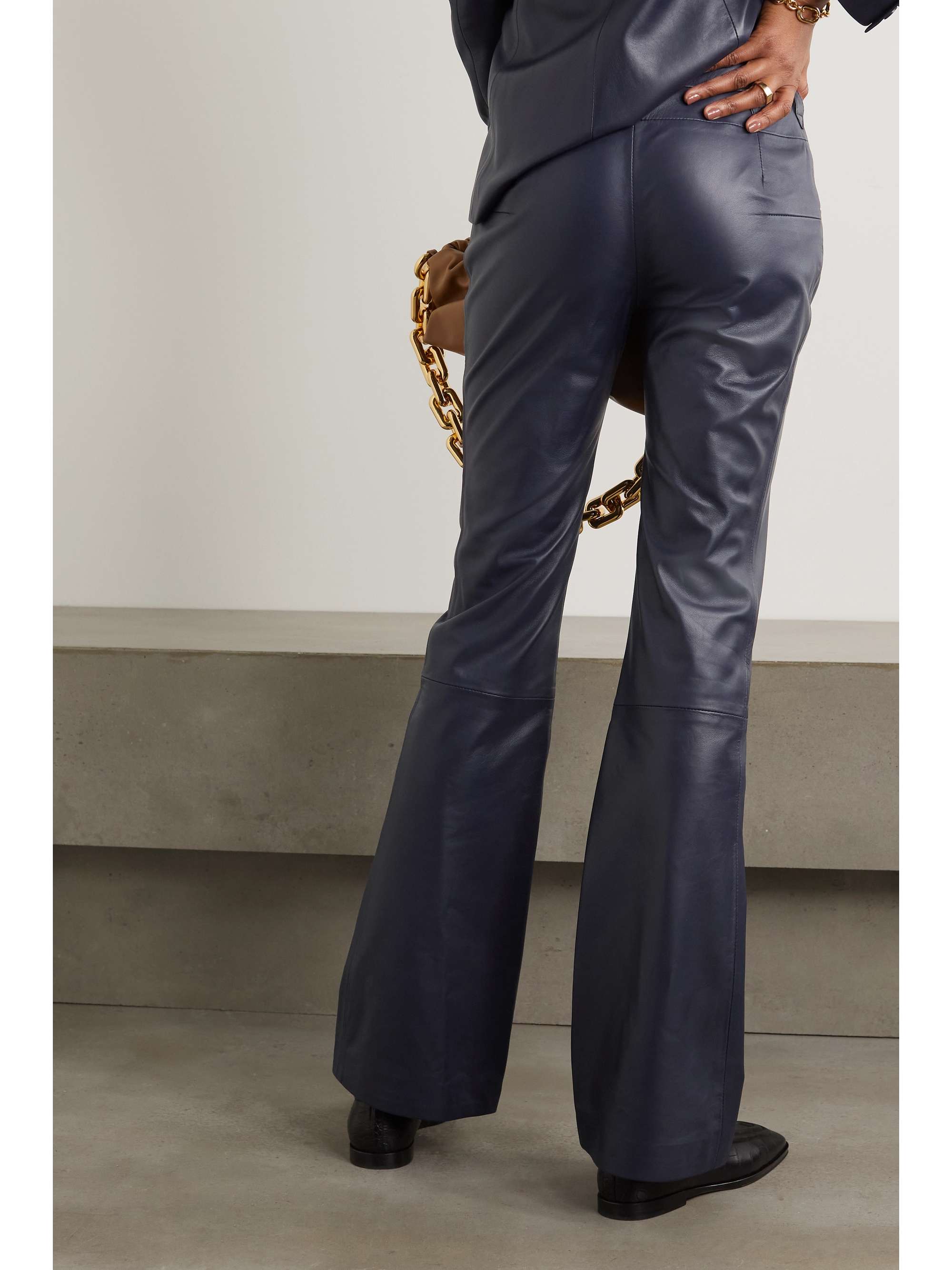 ALTUZARRA Serge leather flared pants