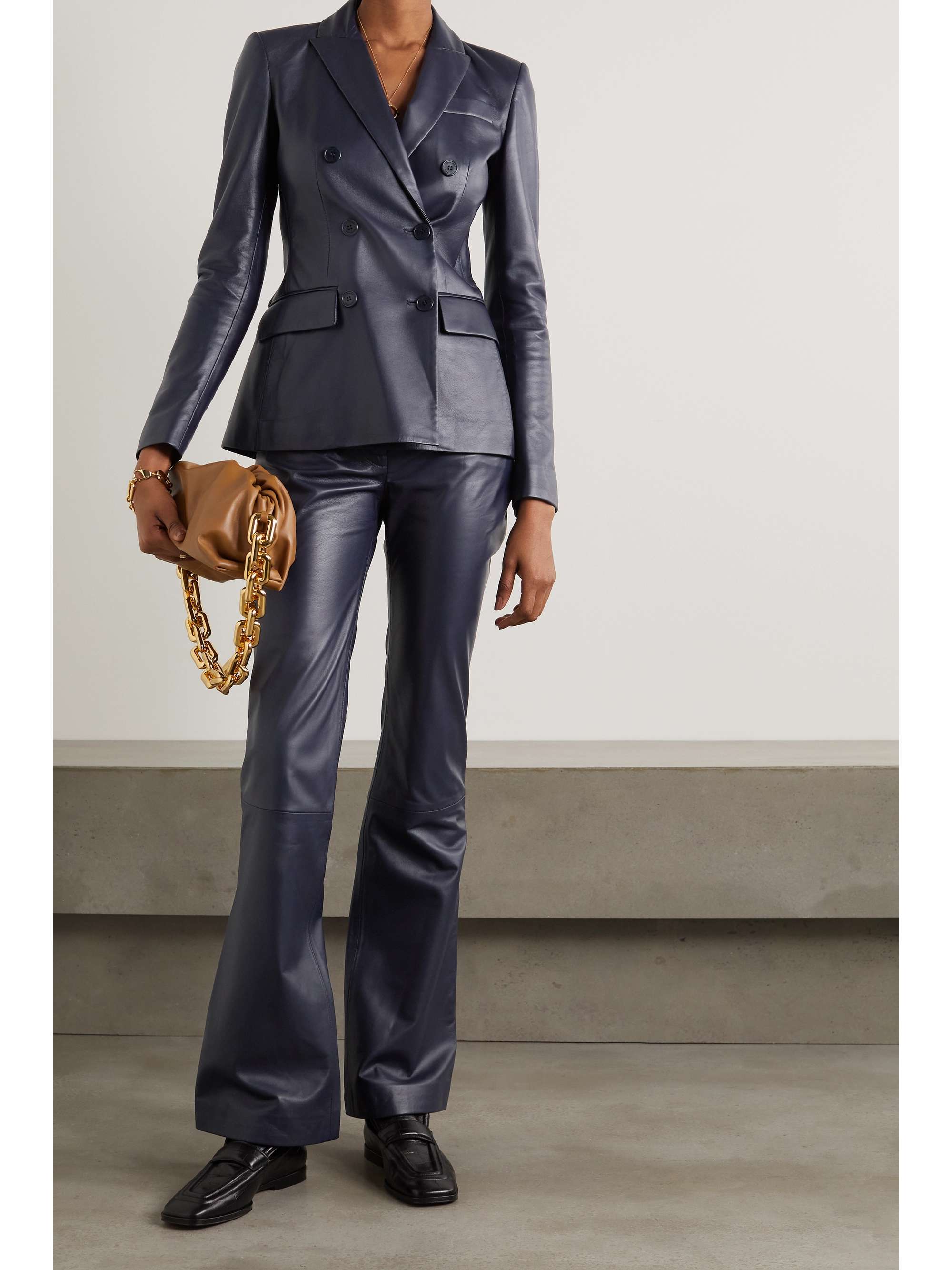 ALTUZARRA Serge leather flared pants