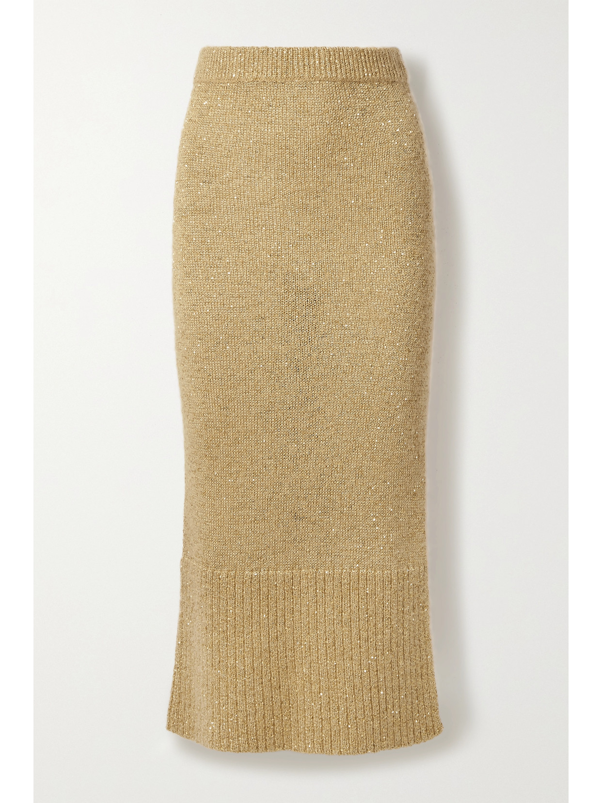 Altuzarra Kinsley Sequin-embellished Knitted Midi Skirt