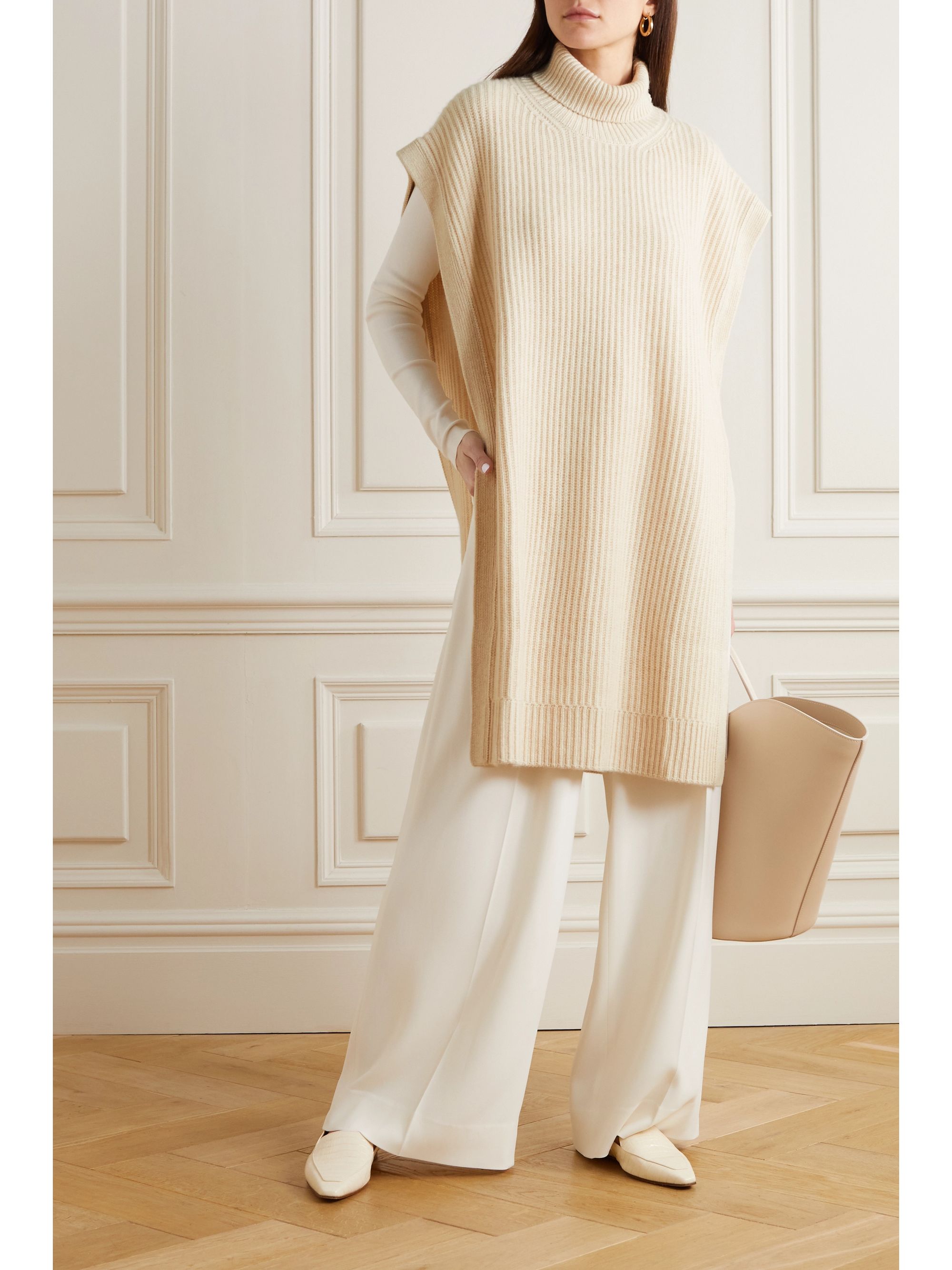joseph a turtleneck poncho sweater