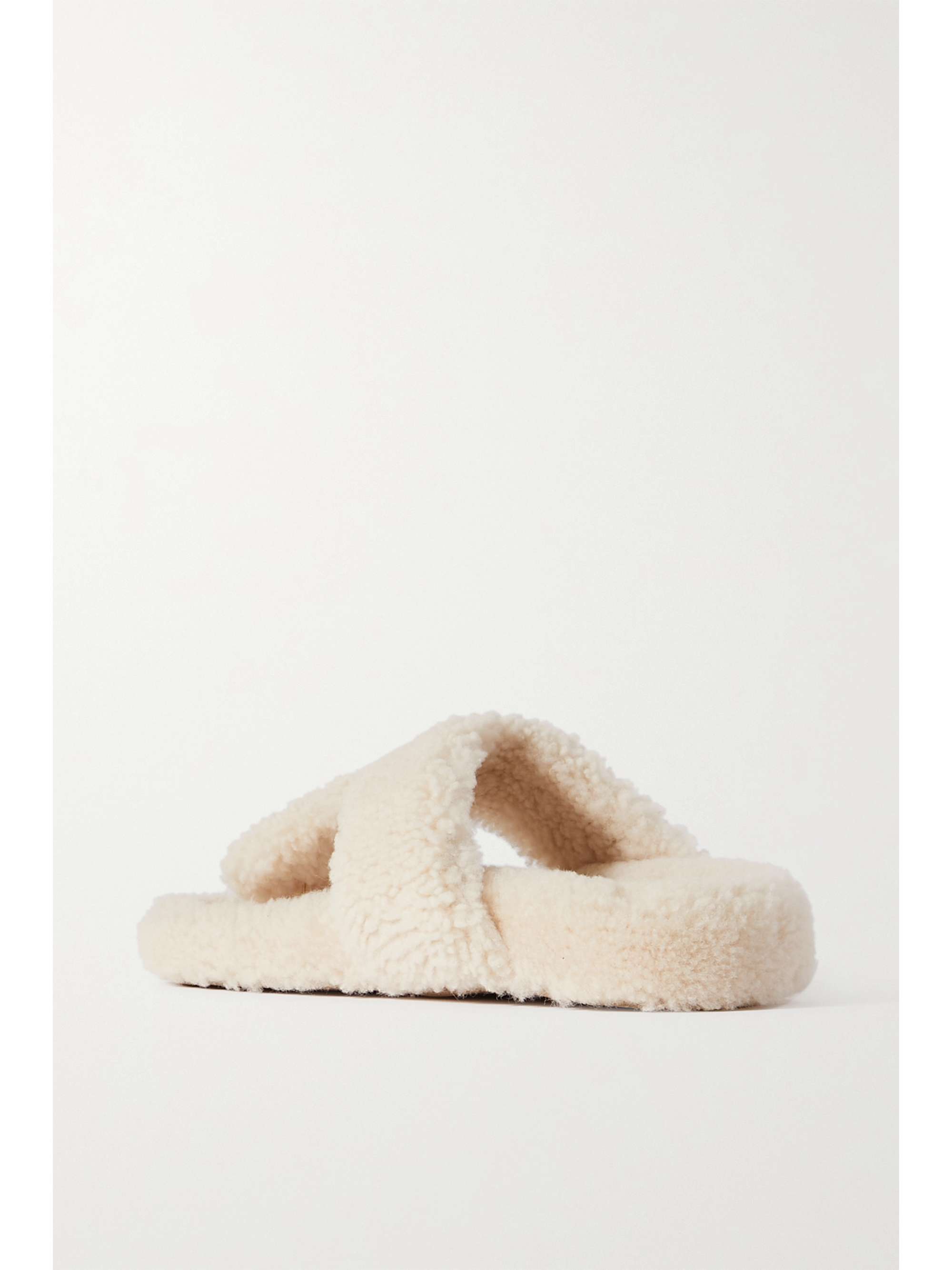 AQUAZZURA Relax shearling sandals
