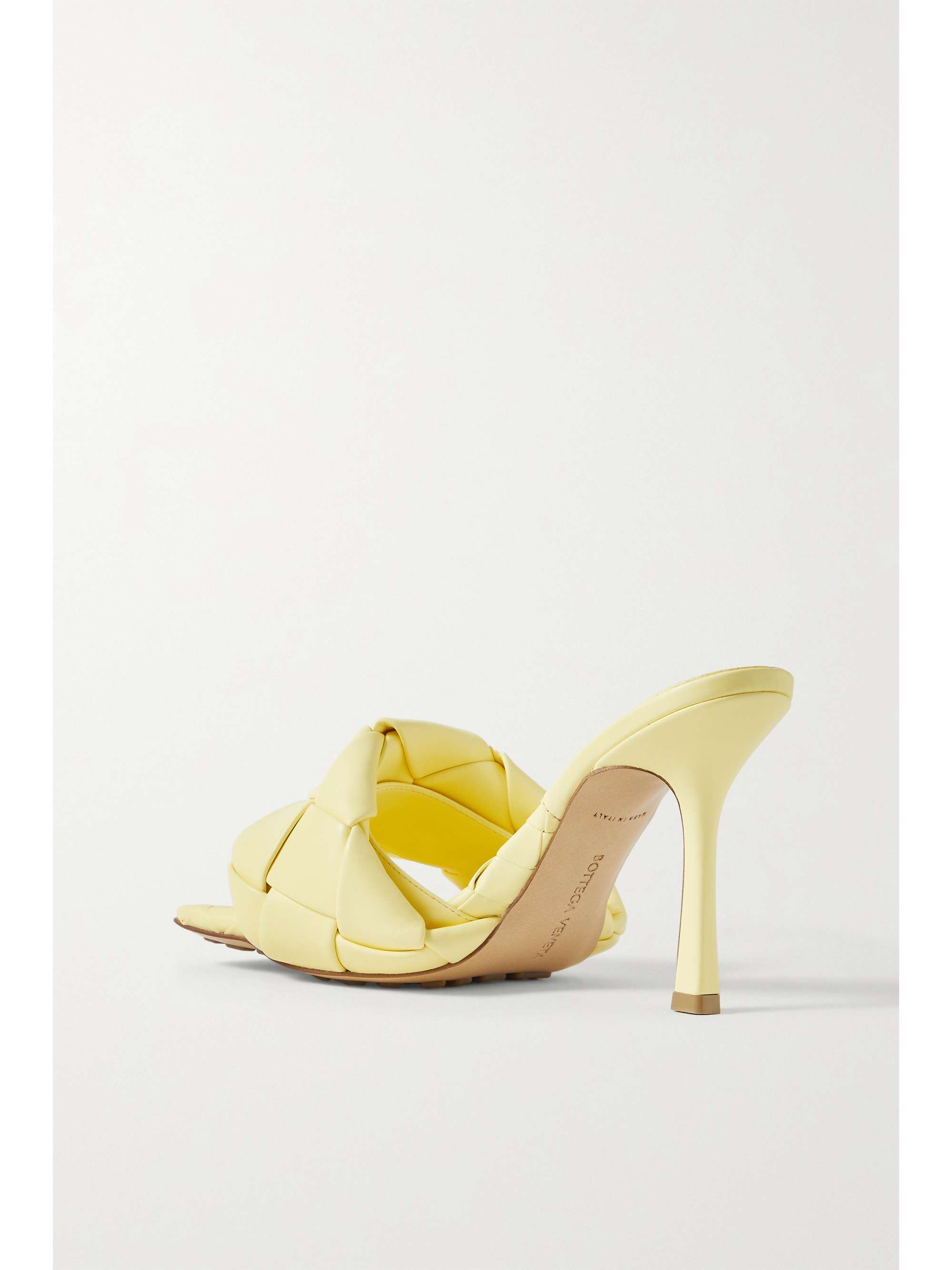 pastel yellow mules