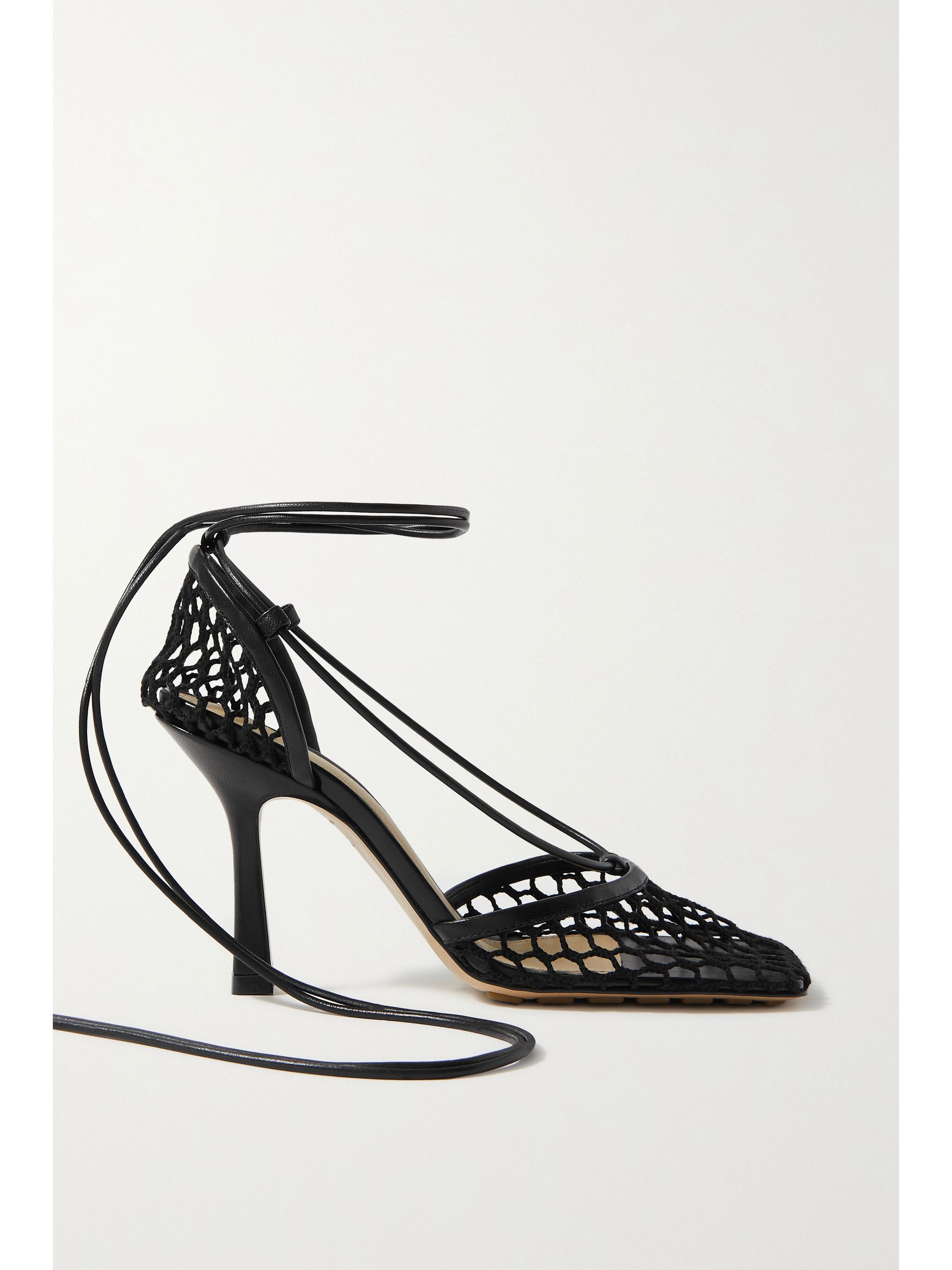 bottega veneta mesh heels