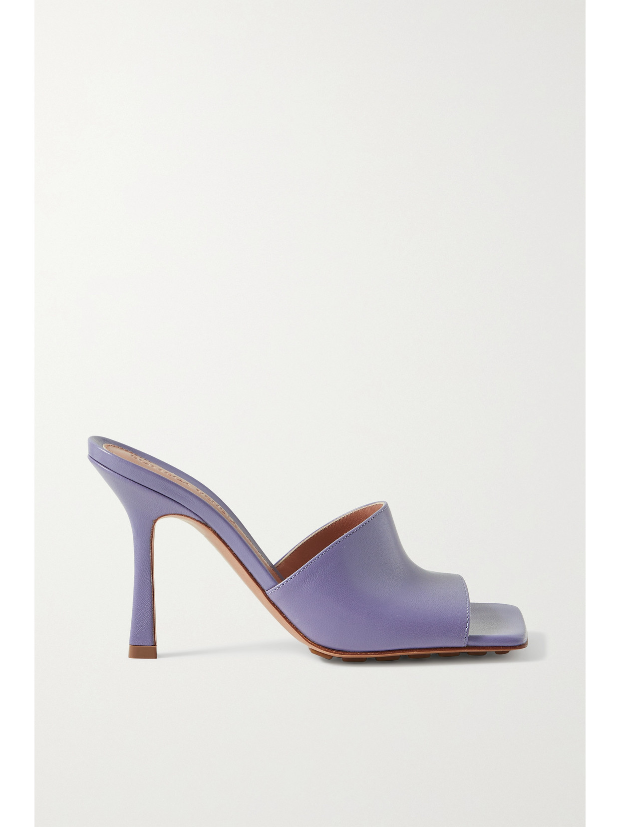 Bottega Veneta Stretch Stiletto Mules In Lavender
