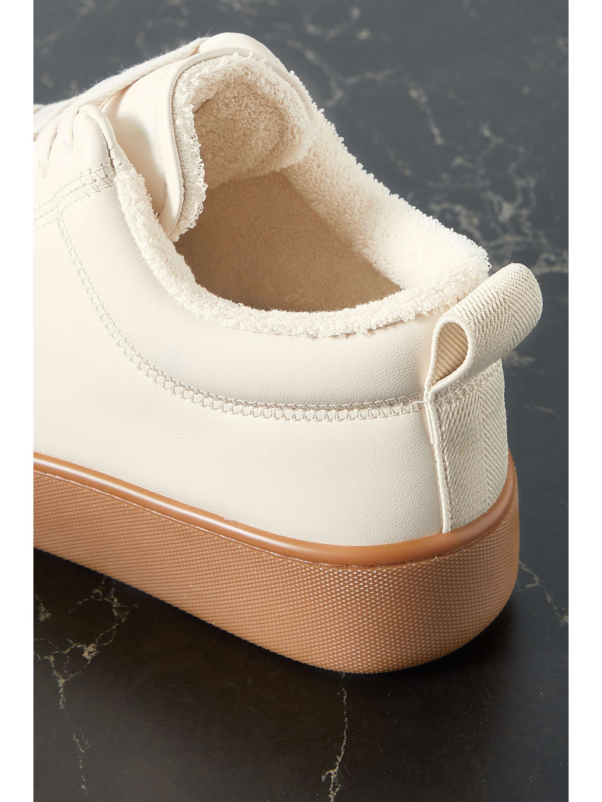 platform sneakers brown