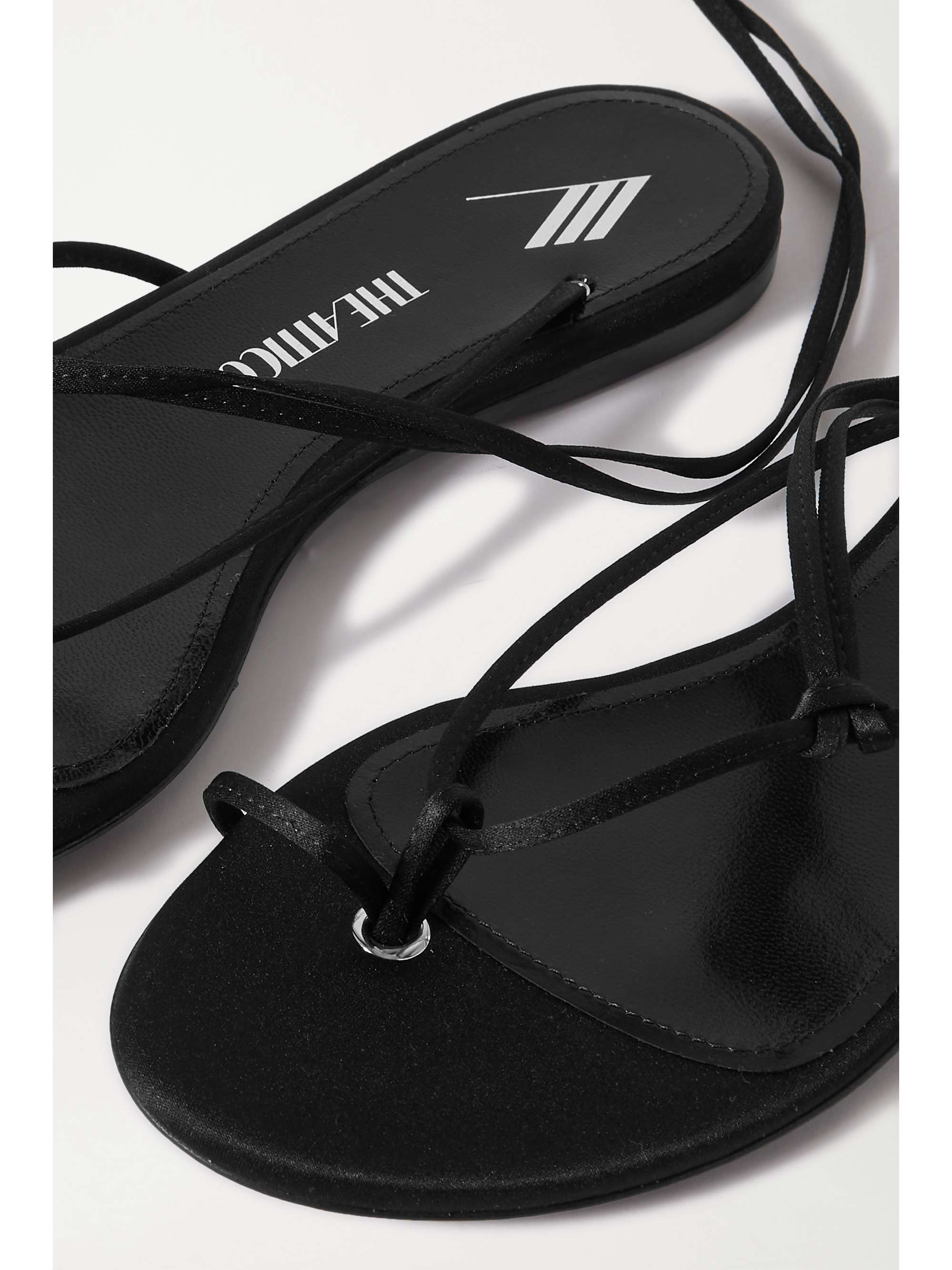 THE ATTICO Kika satin sandals