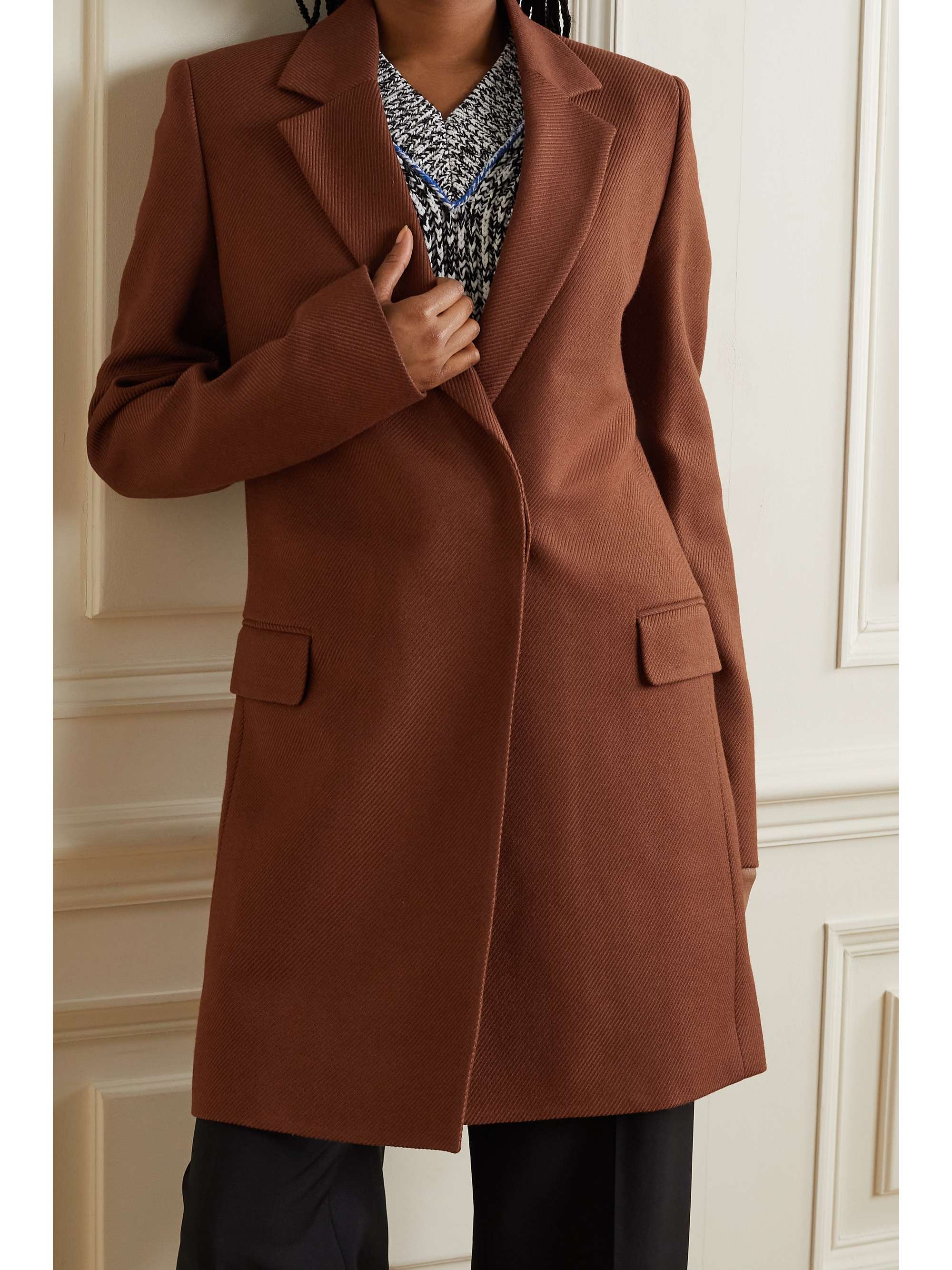 acne studios wool blend coat