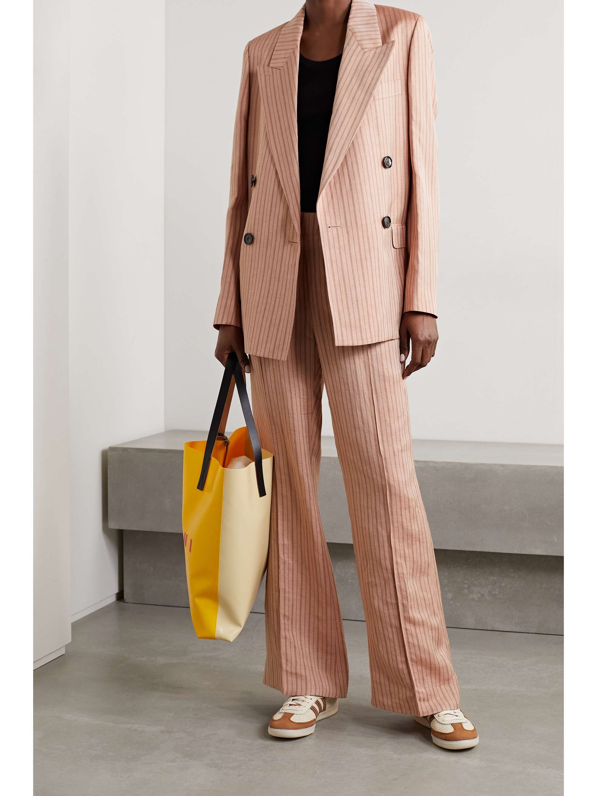 acne double breasted blazer