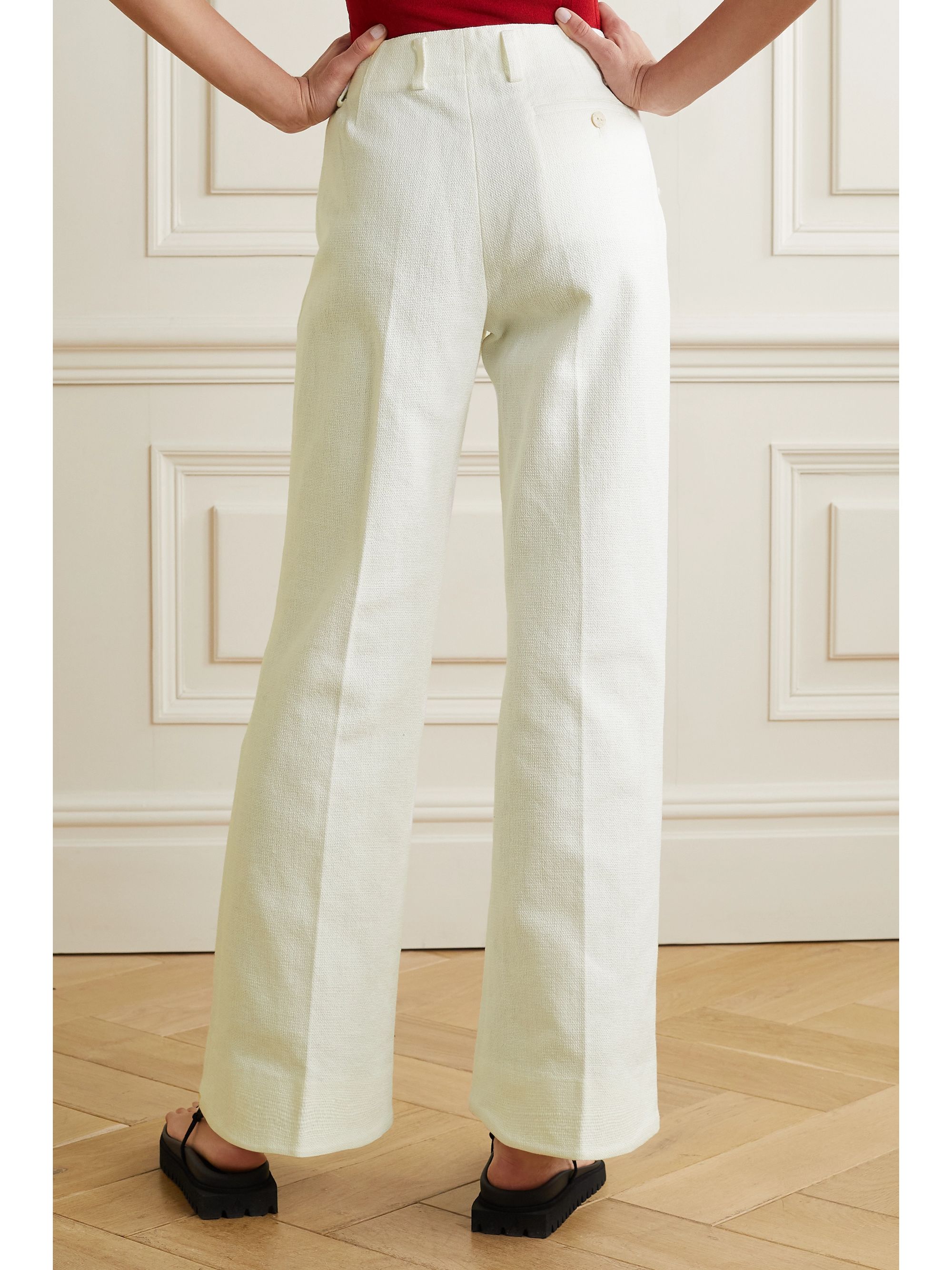 acne studios bootcut trousers