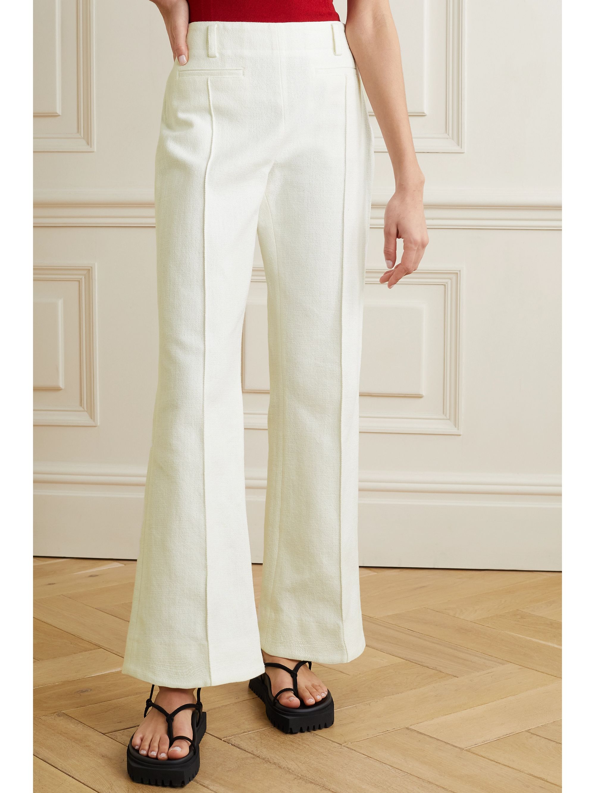 acne studios bootcut trousers