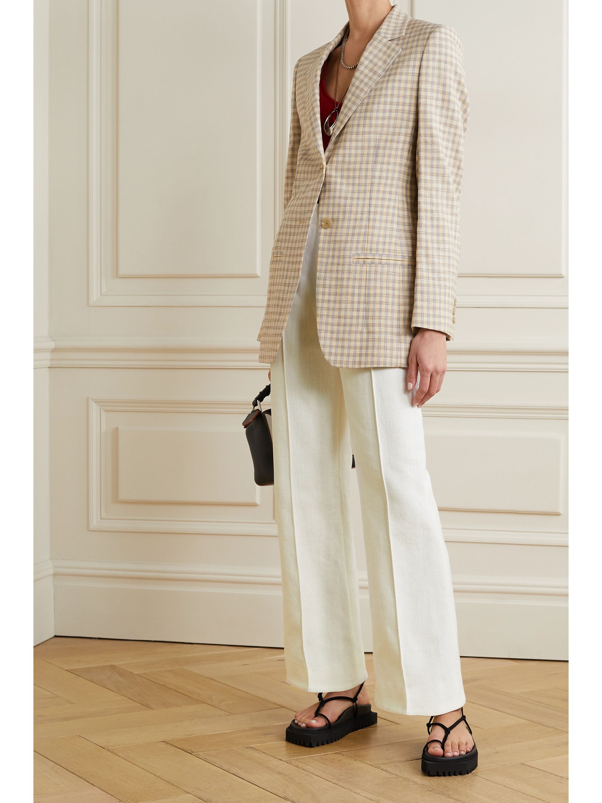 acne studios bootcut trousers
