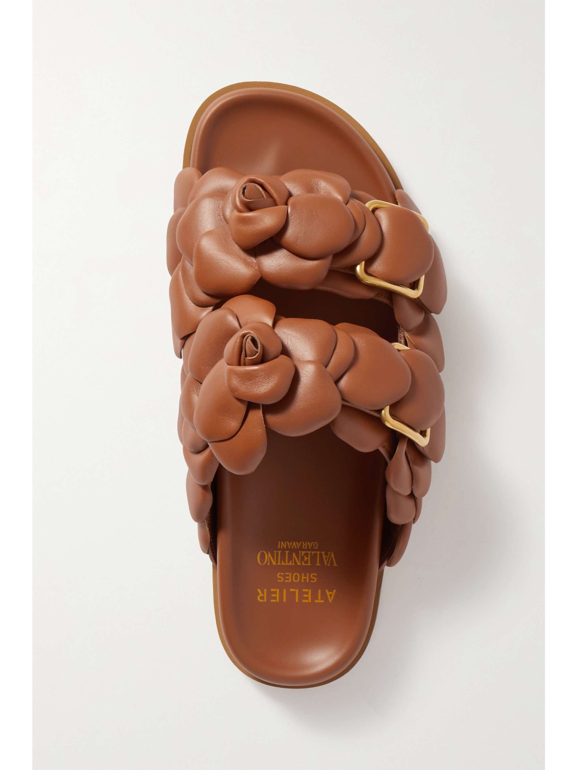 ziek Lijkt op Centimeter VALENTINO GARAVANI 03 Rose Edition Atelier leather sandals | NET-A-PORTER