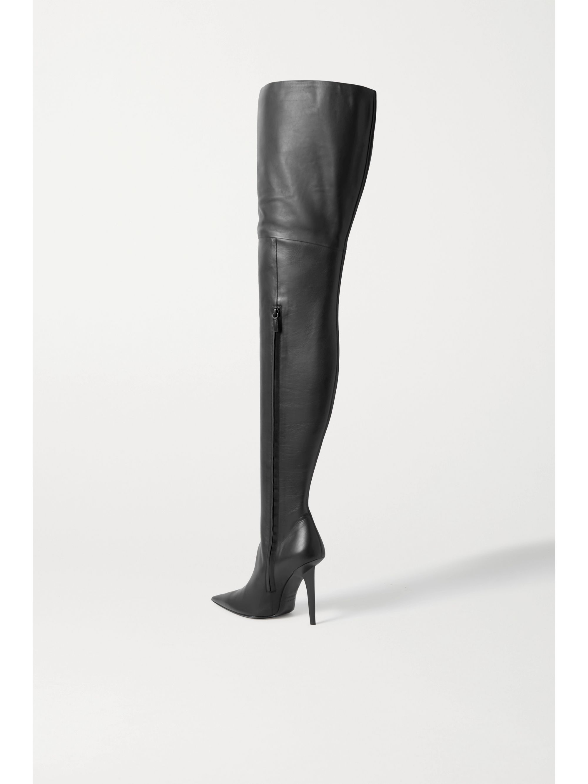 balenciaga knife over the knee boots