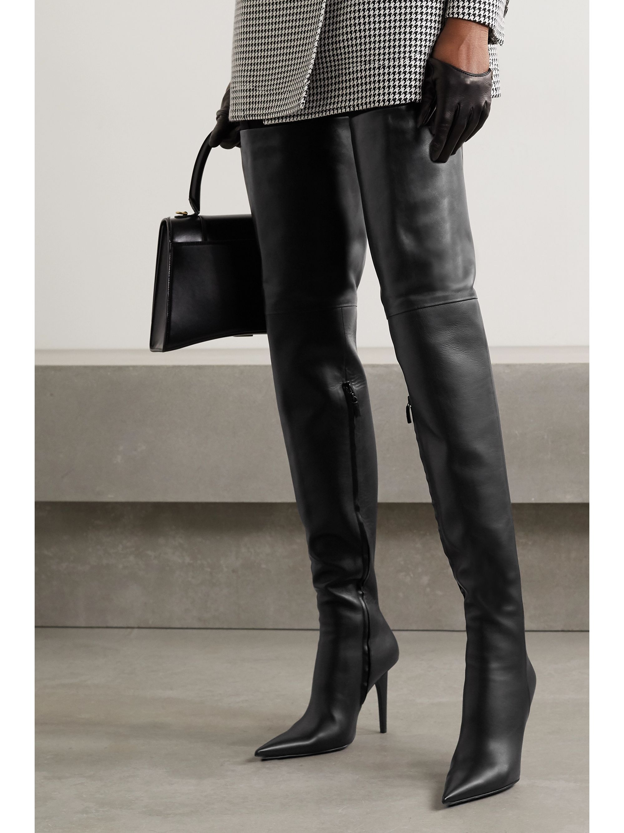 knife over the knee boots balenciaga